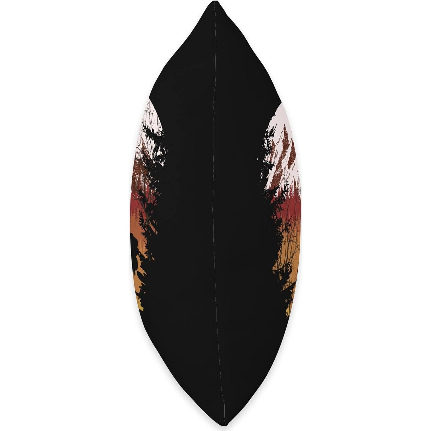 Cojín Retro de Montañas Camping 40x40 cm Conjunto Trekkeros