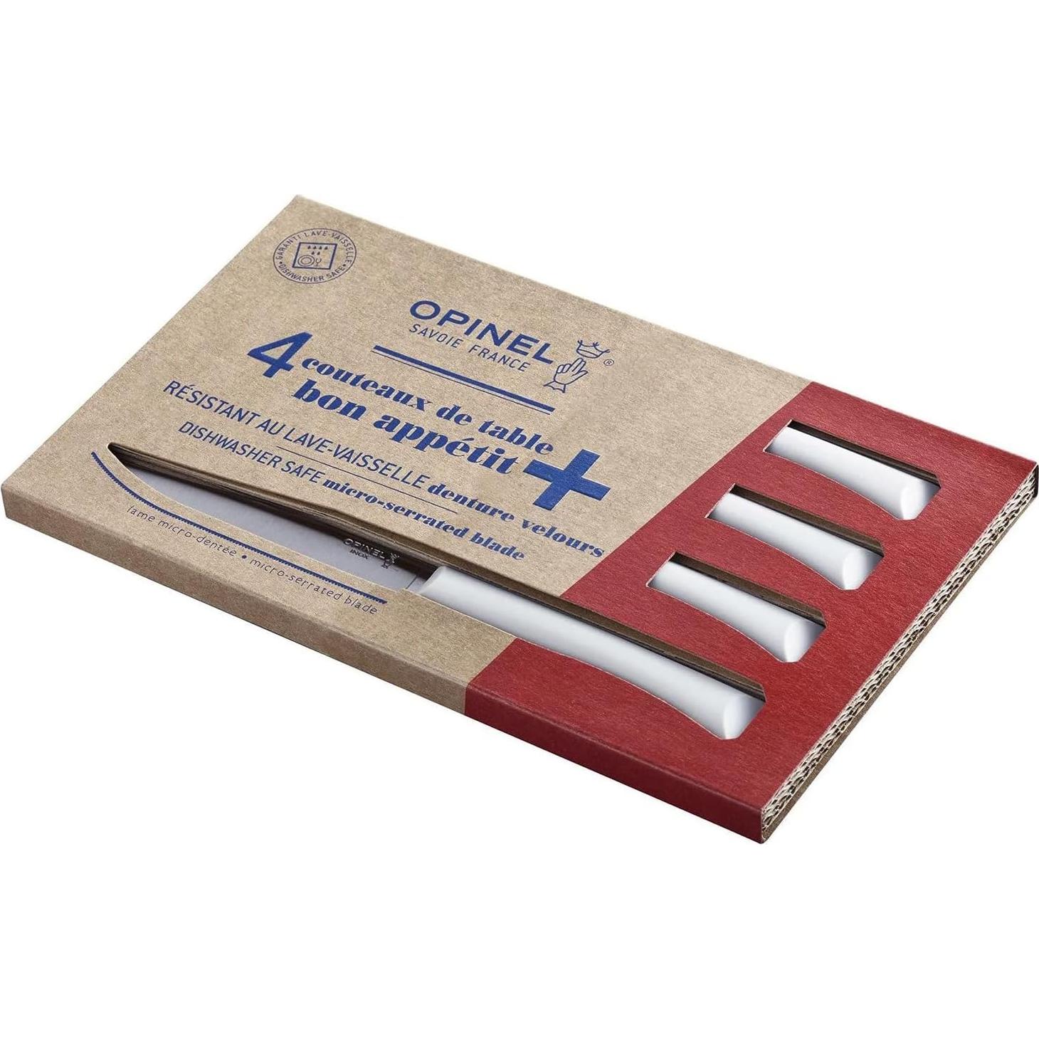 Set de 4 cuchillos de steak Opinel Bon Appetit Nube