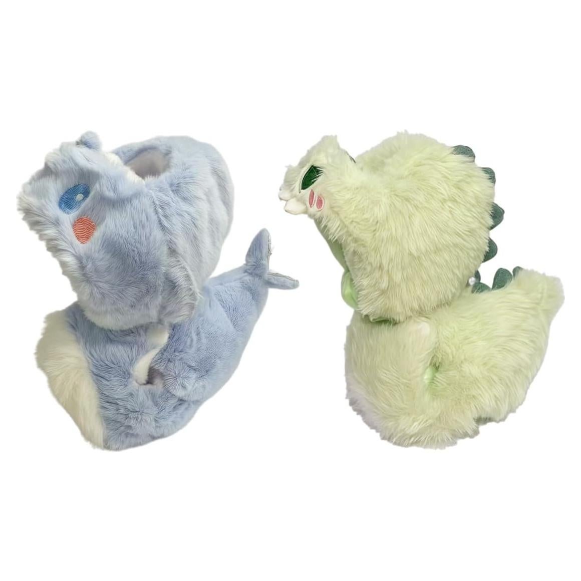 Ropa de Muñeca 17cm Dinosaurio Verde y Tiburón Azul