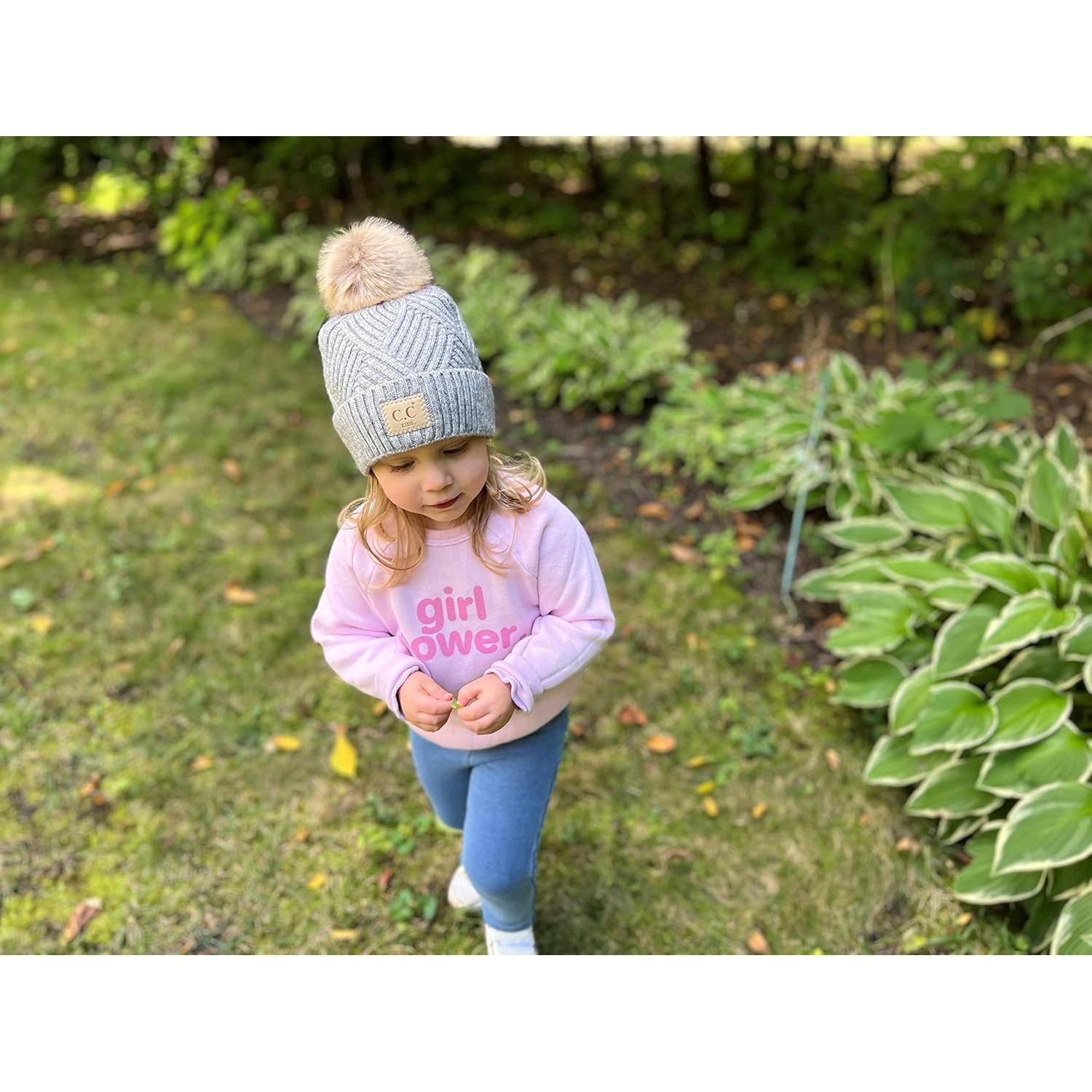 Conjunto de Gorras Pom Pom Funky Junque para Niños y Bebés