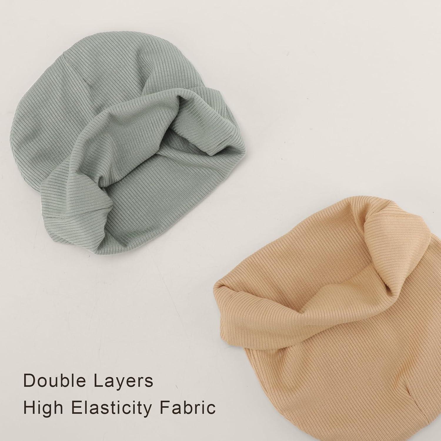 Set de 6 Gorras Beanie Suaves BQUBO para Bebés 0-24 Meses
