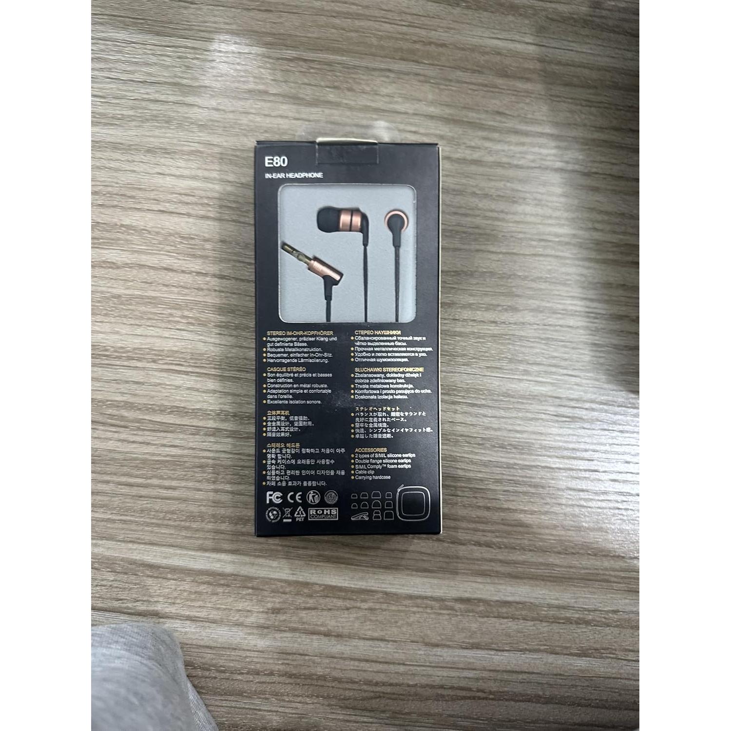 Auriculares In-Ear SoundMAGIC E80 HiFi Estéreo Aislantes de Ruido