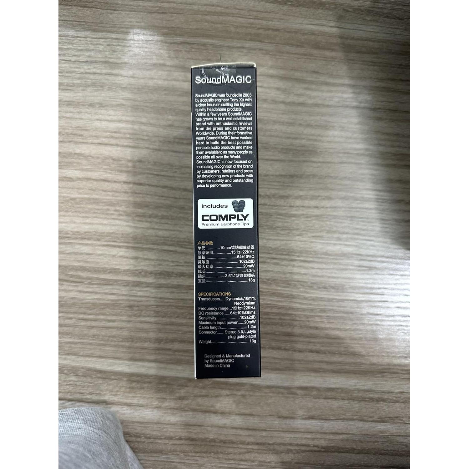 Auriculares In-Ear SoundMAGIC E80 HiFi Estéreo Aislantes de Ruido