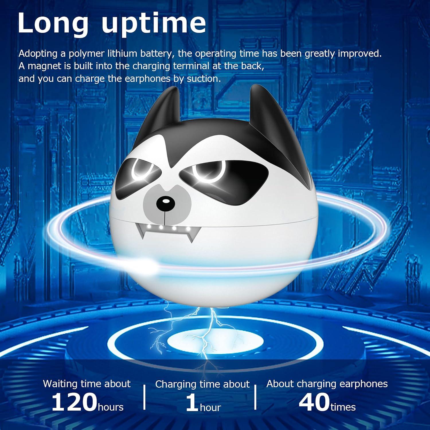 Auriculares Inalámbricos Husky para Niños - Bluetooth 5.0, 30h Batería, IPX5