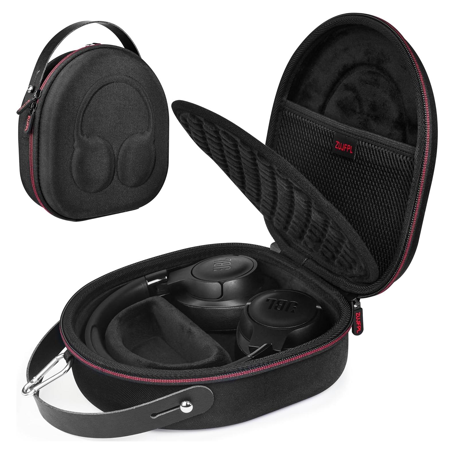 Funda Dura EVA para Auriculares JBL TUN 670NC y Live 670NC - Negro
