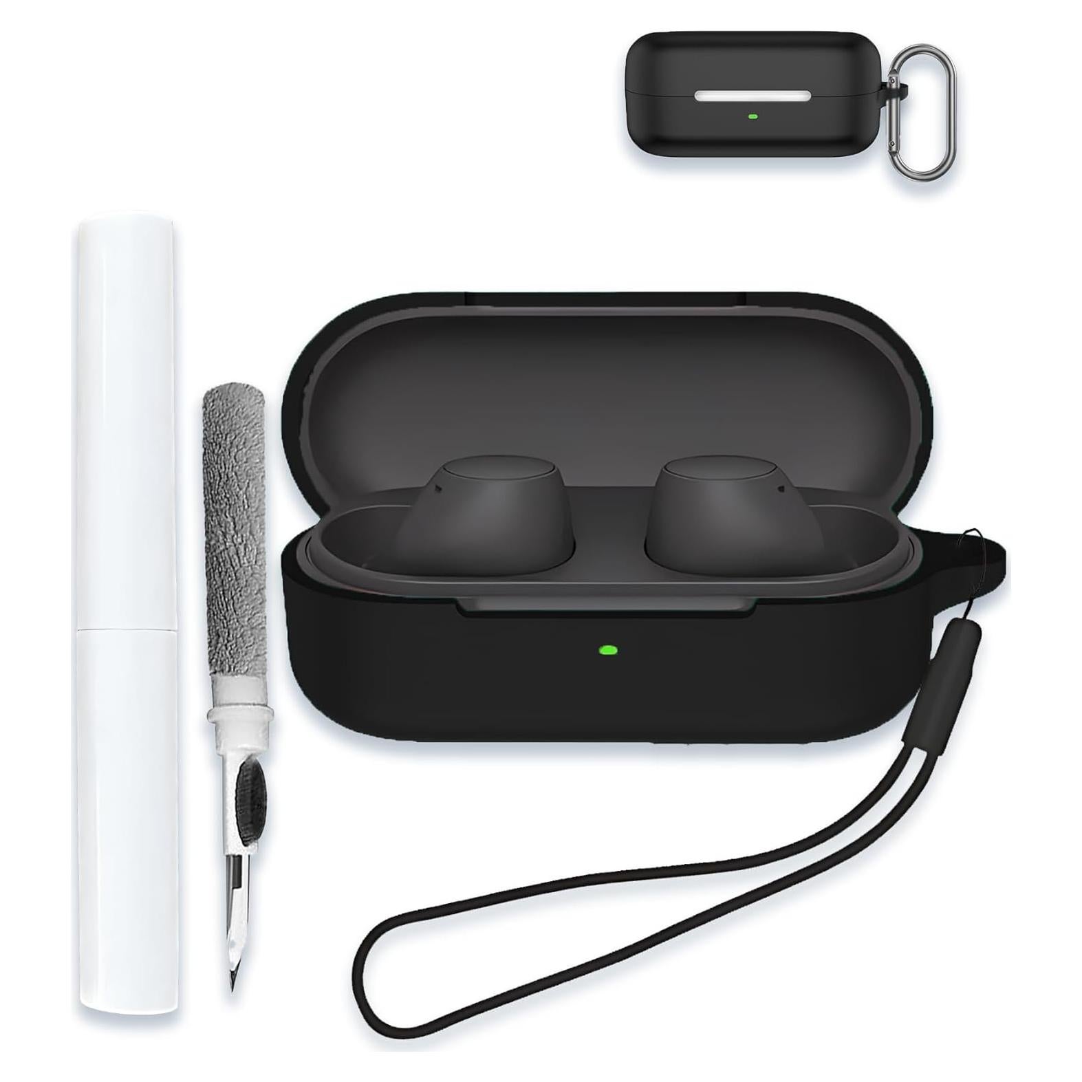 Funda de Silicona para Auriculares Sony WF-C510 - Negro