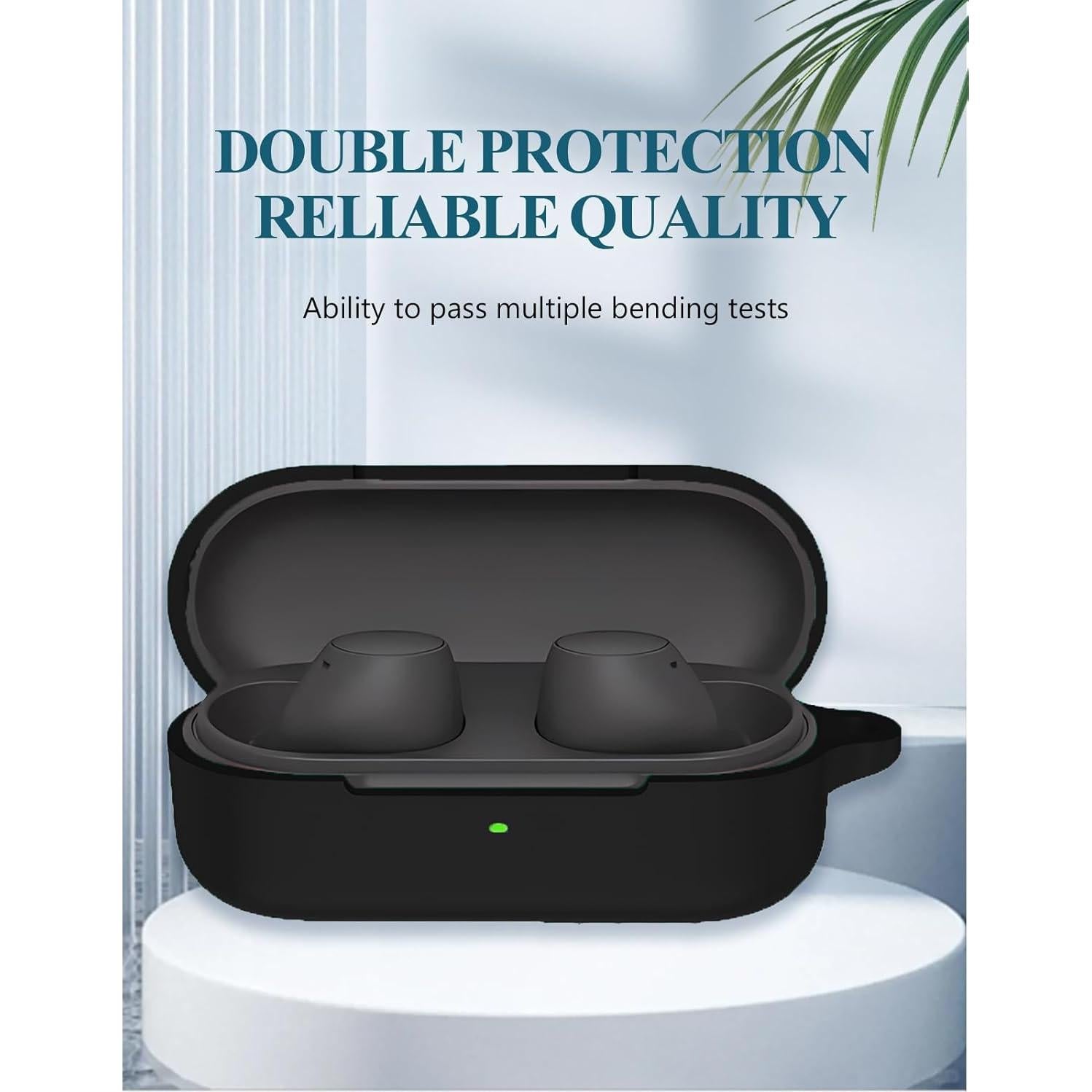 Funda de Silicona para Auriculares Sony WF-C510 - Negro