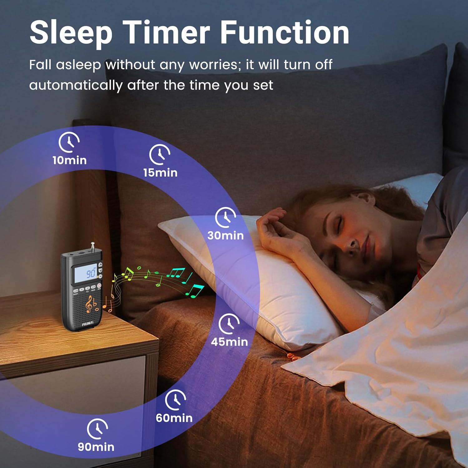 Radio Portátil PRUNUS J-618 AM FM Bluetooth 2000mAh