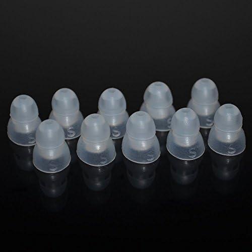 5 Pares de Puntas de Reemplazo Klipsch Silicona Doble Flange