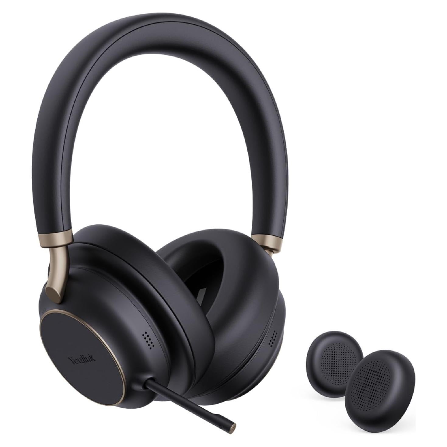 Auricular Bluetooth Yealink BH76 Plus USB-A con ANC Negro