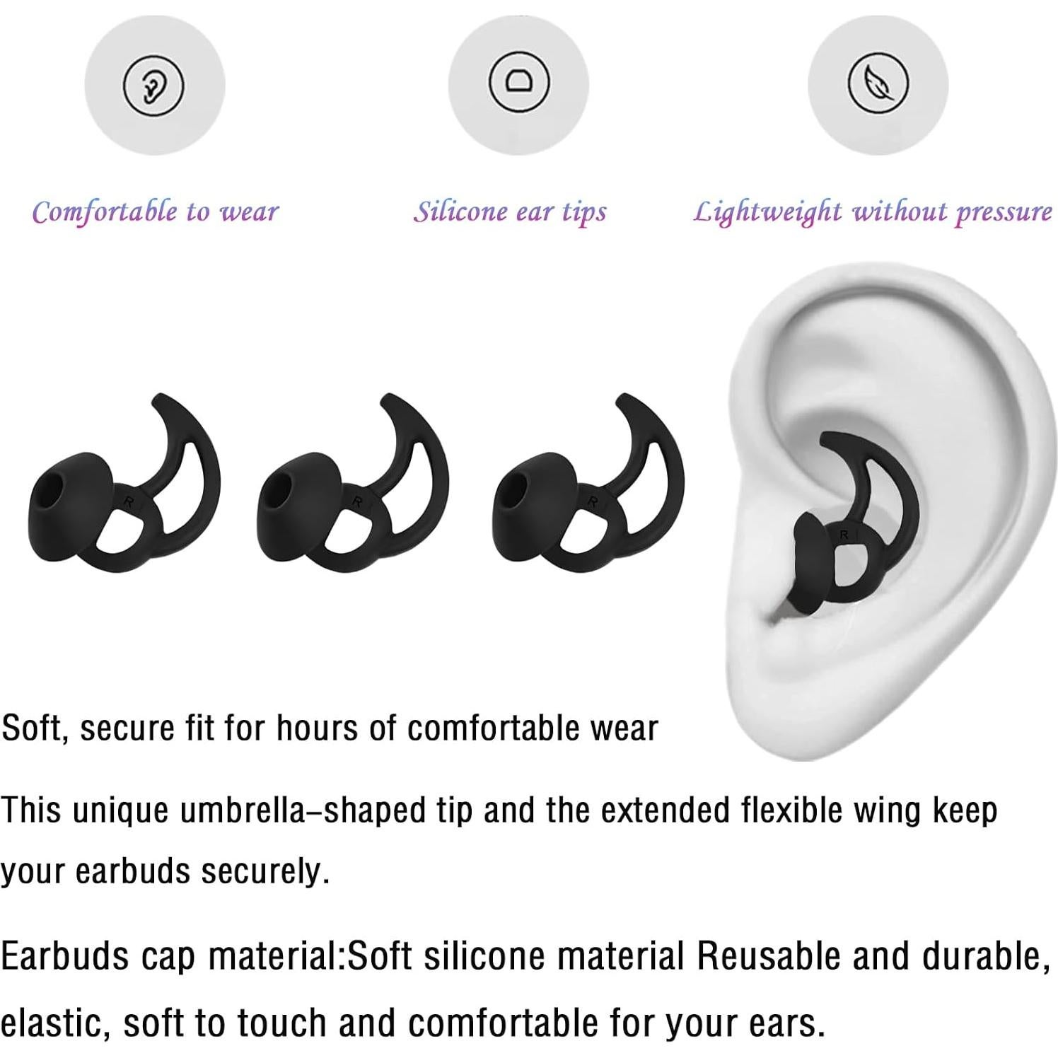Consejos de Reemplazo de Auriculares Silicona WKYMY para Bose