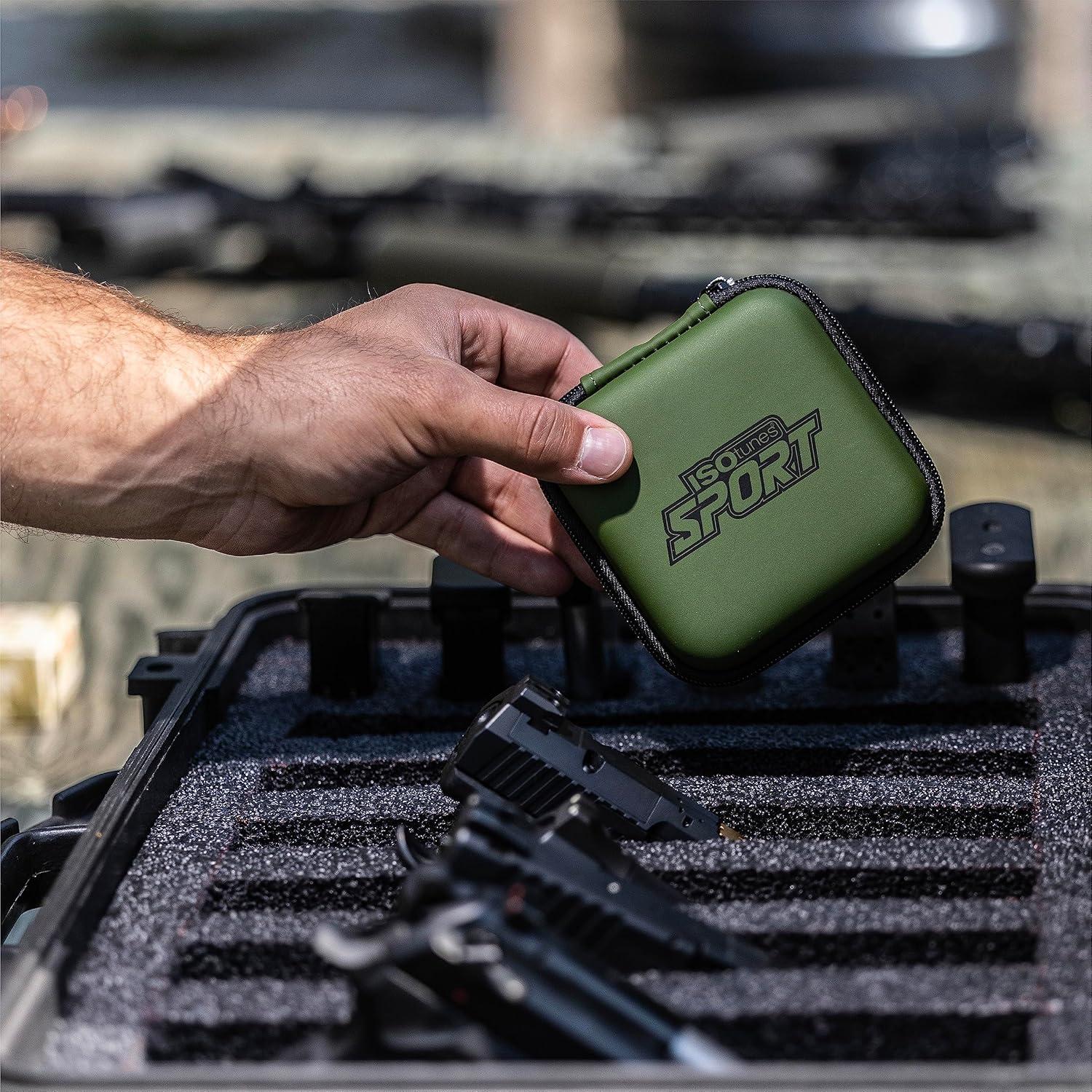 Auriculares ISOtunes Sport ADVANCE BT Verde OD - Protección Auditiva Bluetooth