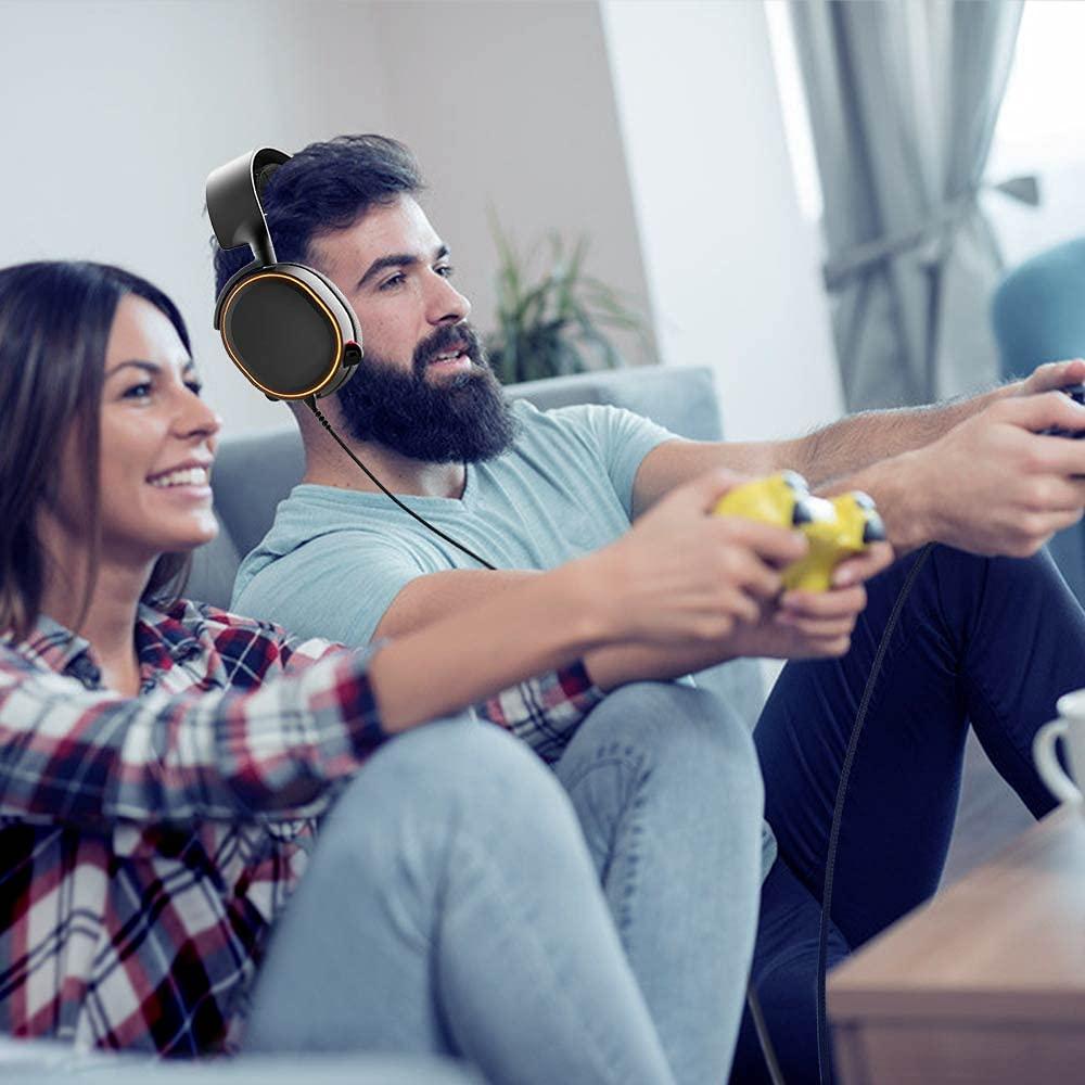 Cable de Audio QJYTH 1.5m para Auriculares SteelSeries Arctis