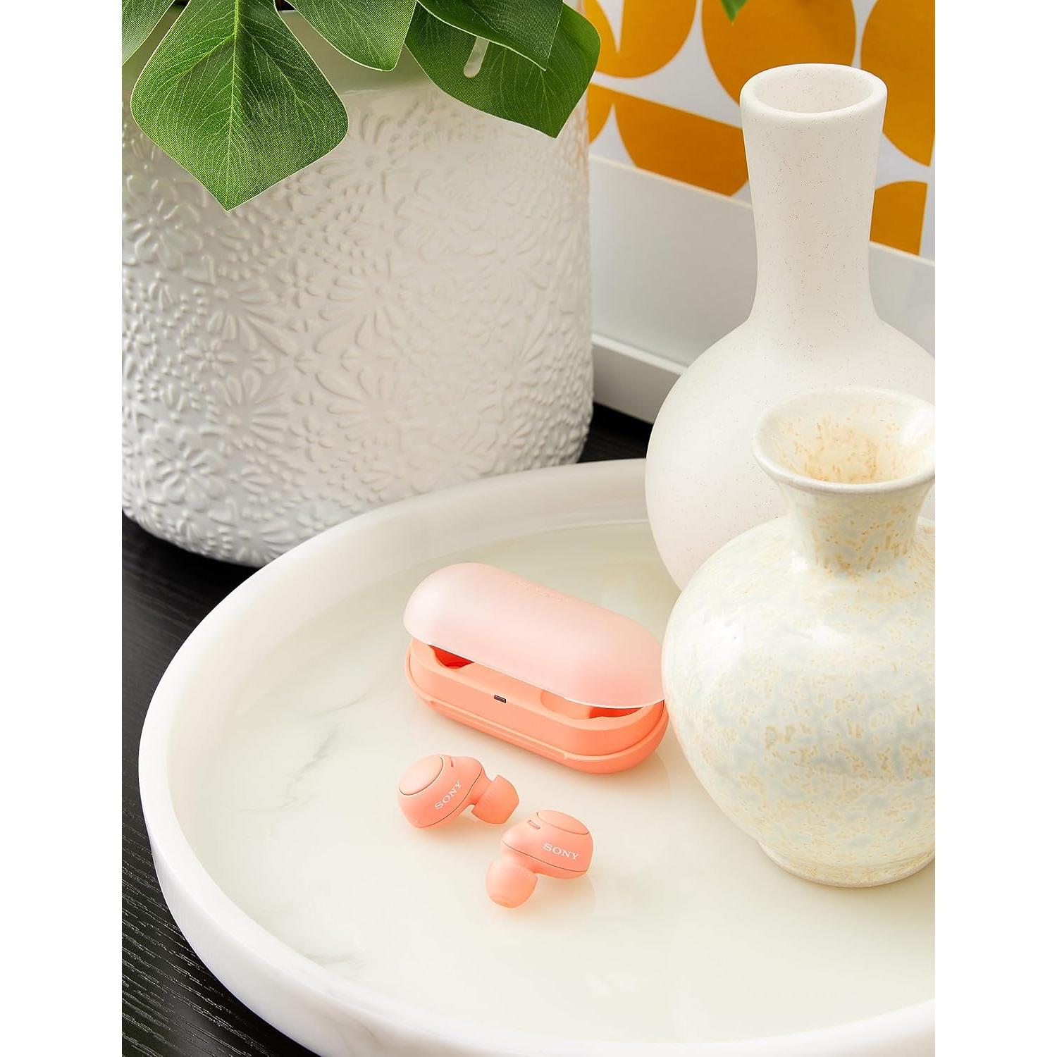 Auriculares Inalámbricos Sony WF-C500 - 20 Horas Batería - Naranja