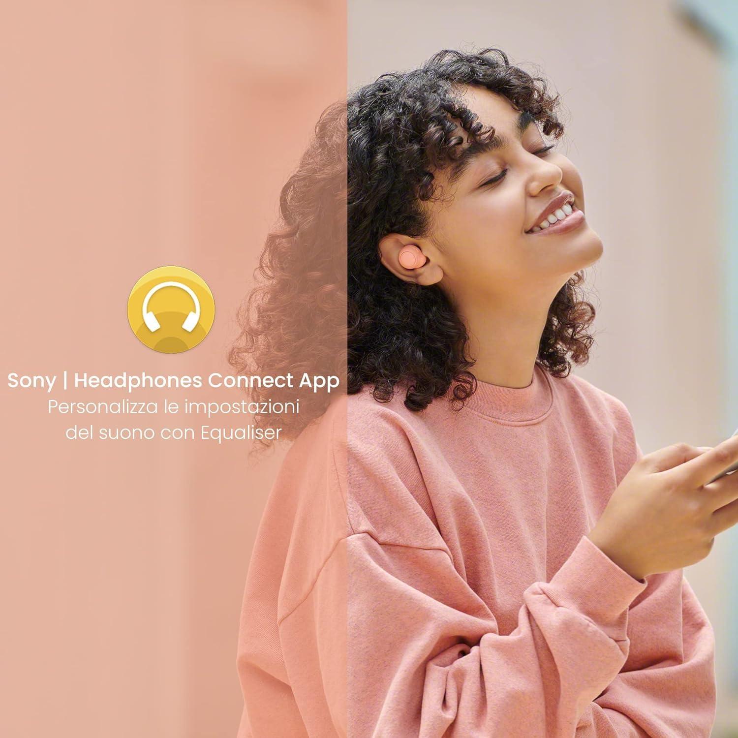 Auriculares Inalámbricos Sony WF-C500 - 20 Horas Batería - Naranja