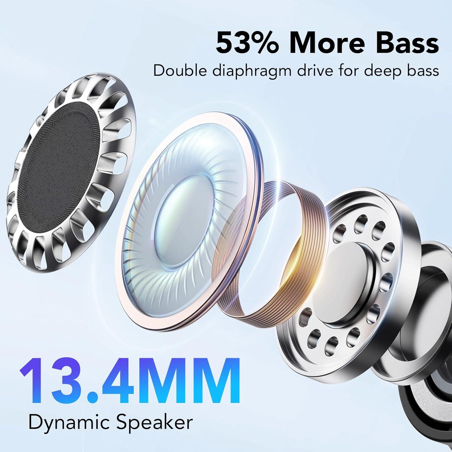 Auriculares Inalámbricos QXQ S26 Bluetooth 5.4 40H HiFi