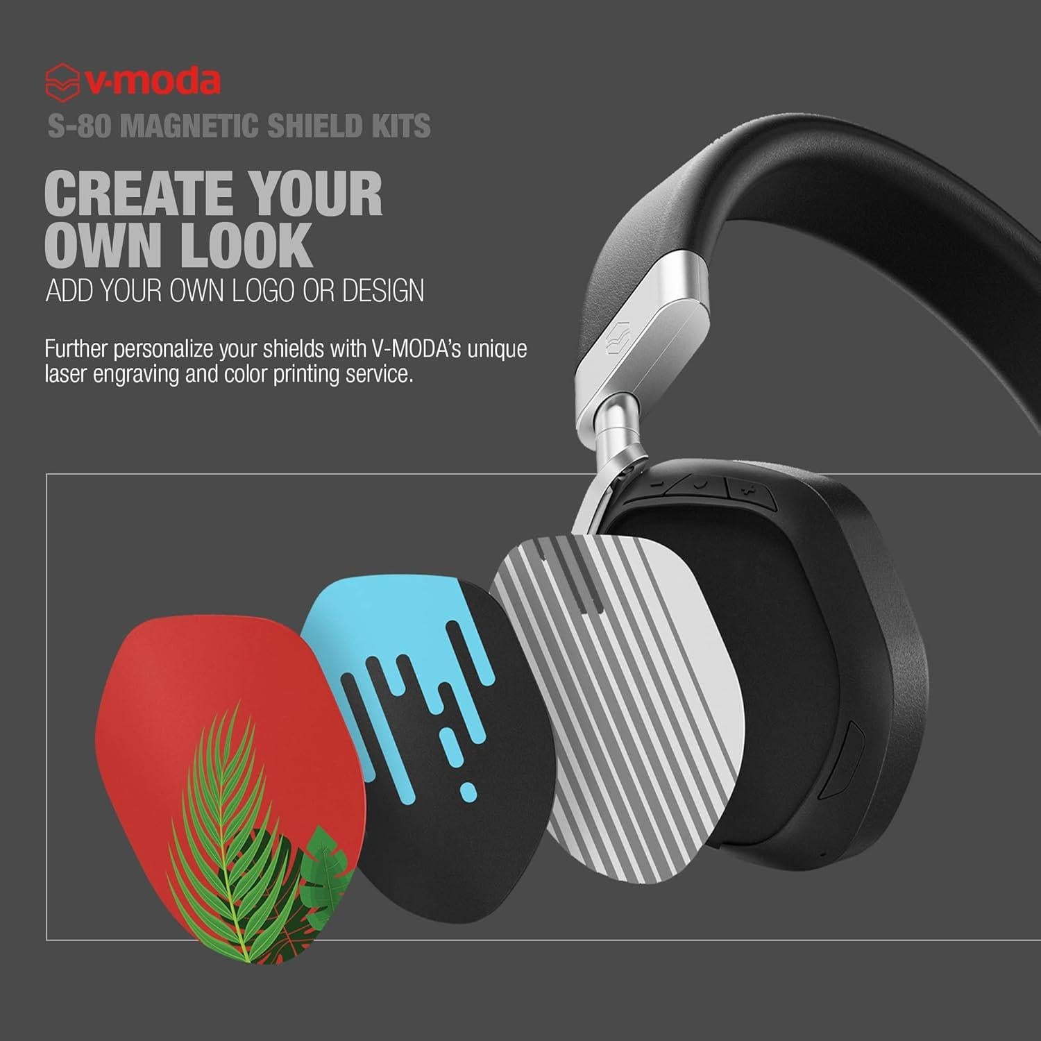 Kits de Escudo Magnético V-MODA S-80 | Personaliza tus Auriculares