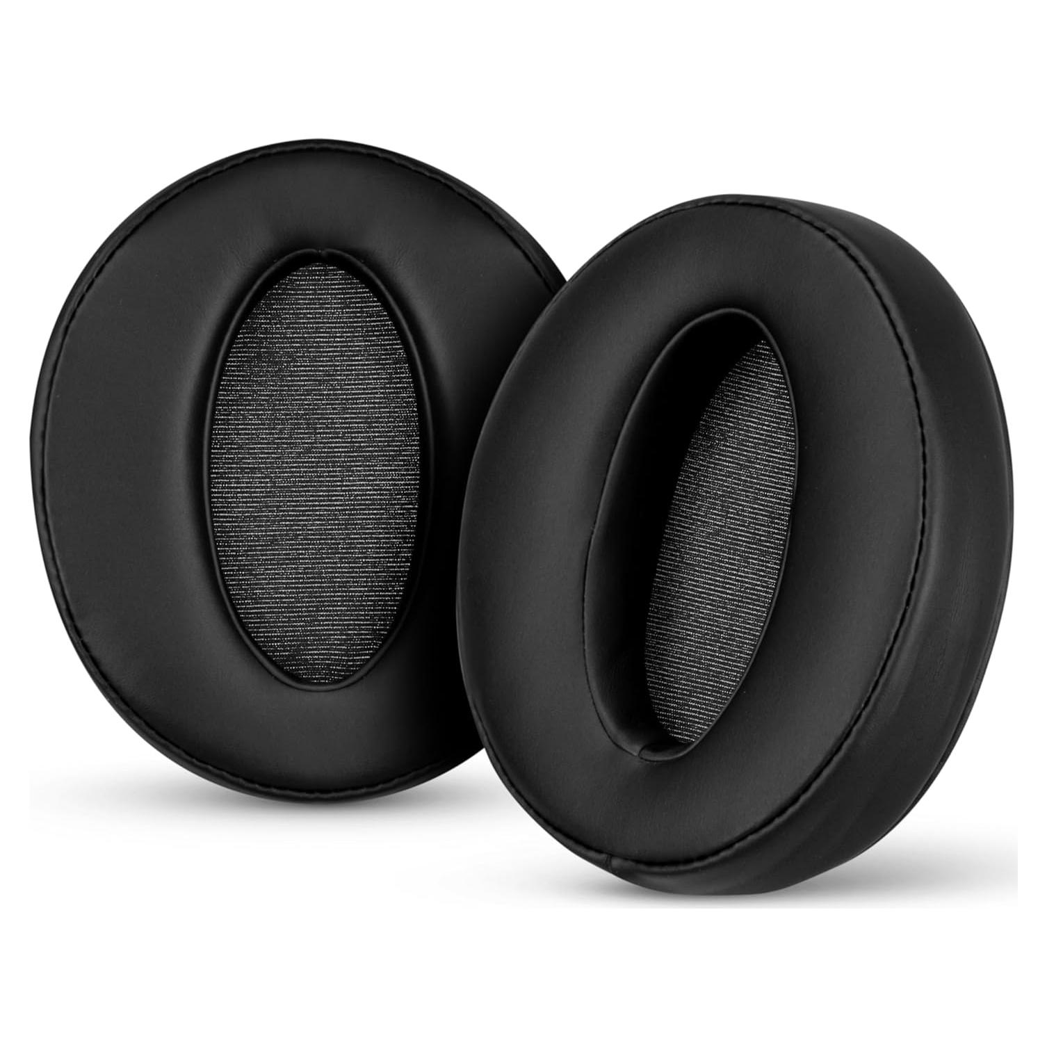 Almohadillas de Reemplazo Brainwavz para Sennheiser HD 4.50 y más - Cuero PU Negro