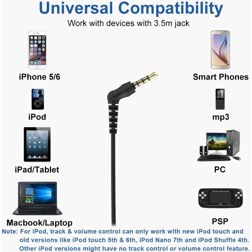 Auriculares Joyico YS4 con cable 3.5mm, oreja abierta, micrófono