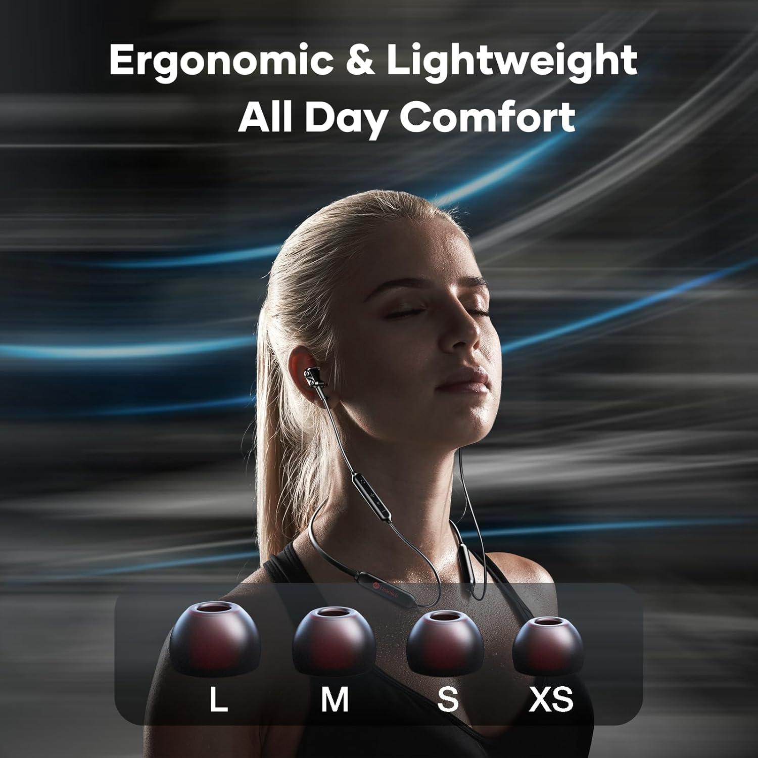 Auriculares Bluetooth LINKLIKE H26 Pro Banda de Cuello IPX7 100H