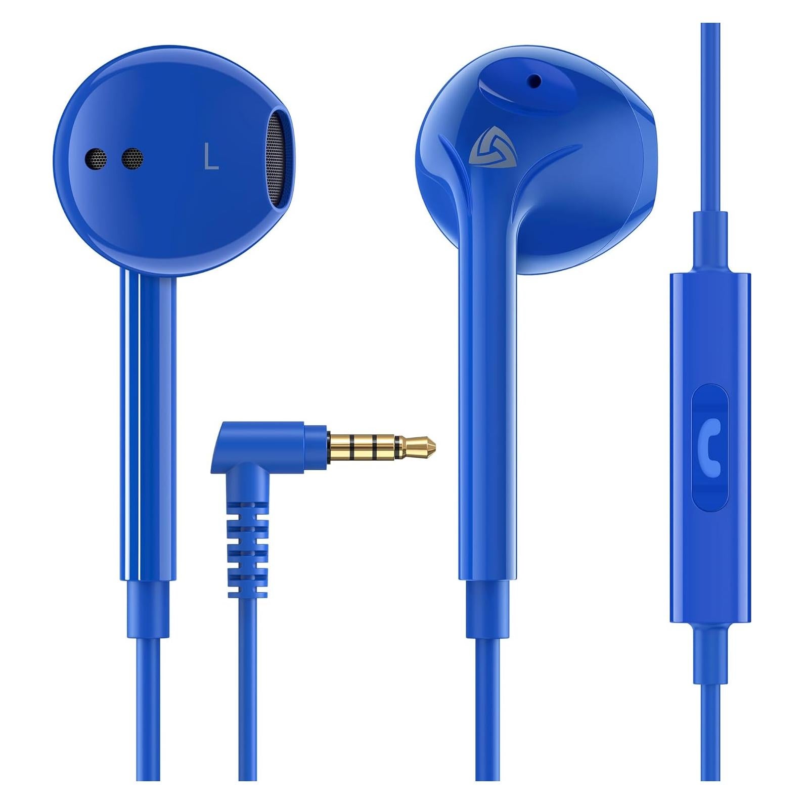 Auriculares con Cable LUDOS ZENITH 3.5mm Azul - Sonido Nítido