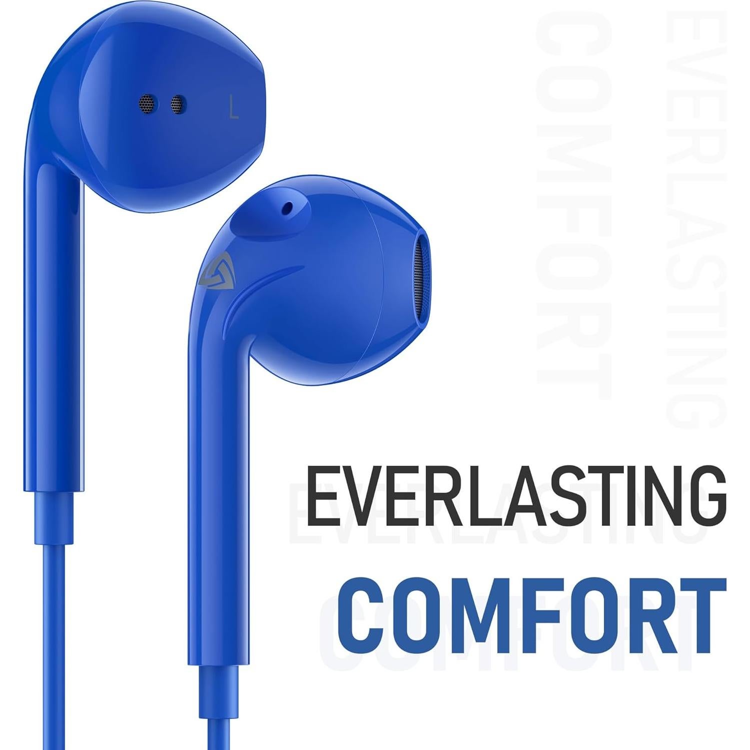 Auriculares con Cable LUDOS ZENITH 3.5mm Azul - Sonido Nítido