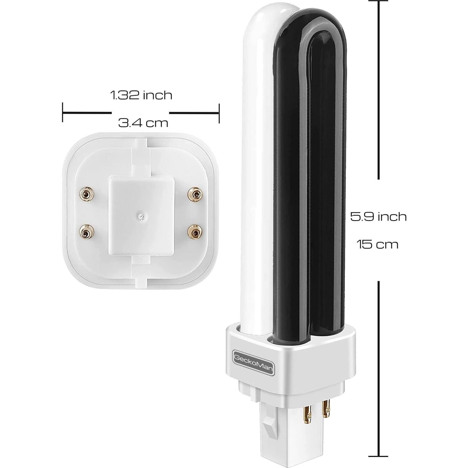 Bombillas UV de 15W GeckoMan para Insecticida x 2