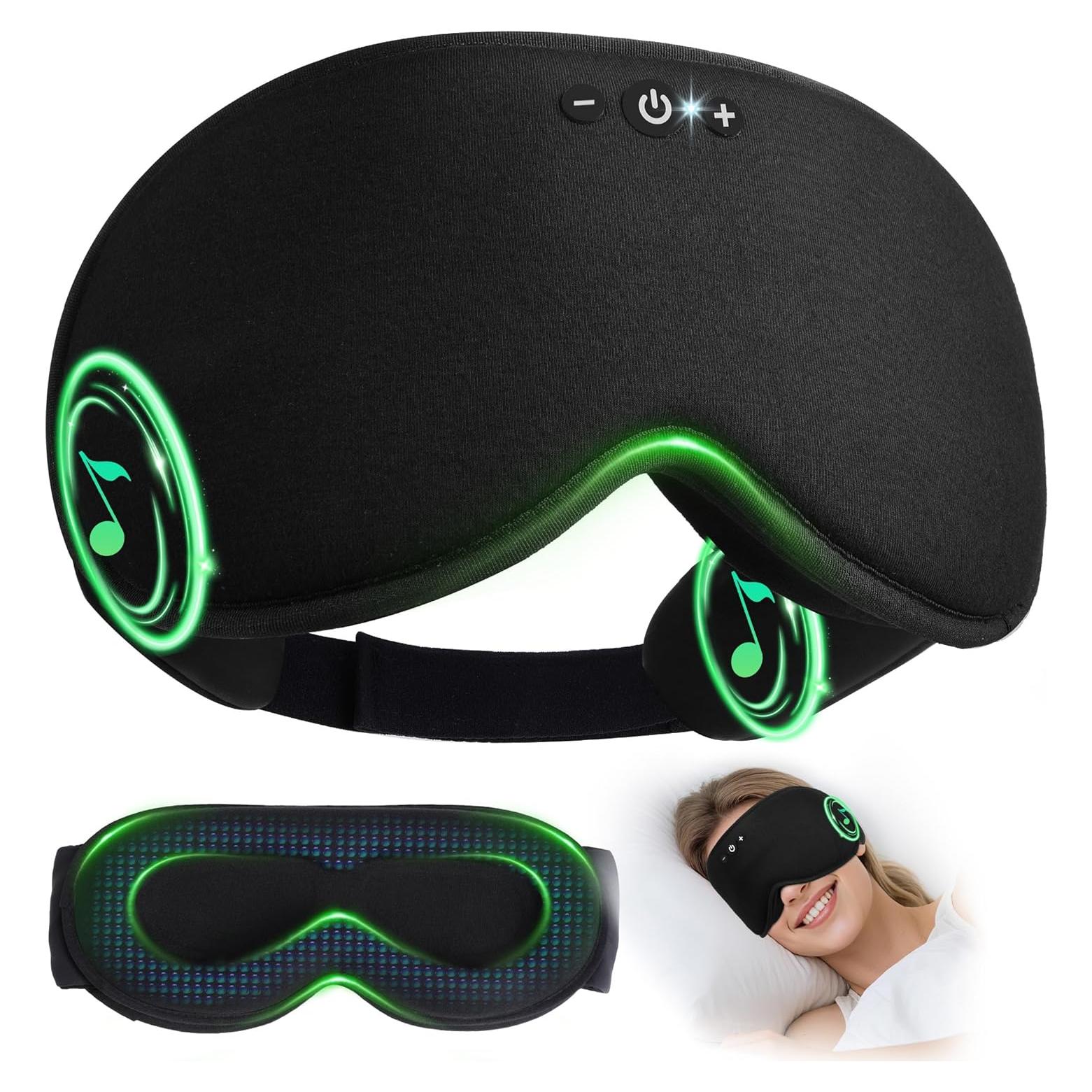 Máscara de Sueño Bluetooth LC-dolida con Peso 3D Negra