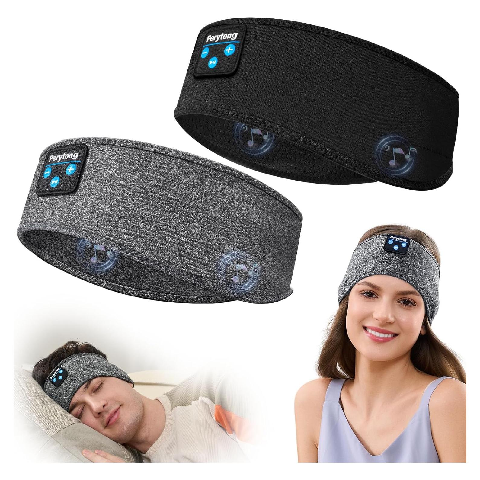 Pack de 2 Auriculares Inalámbricos para Dormir Perytong HD