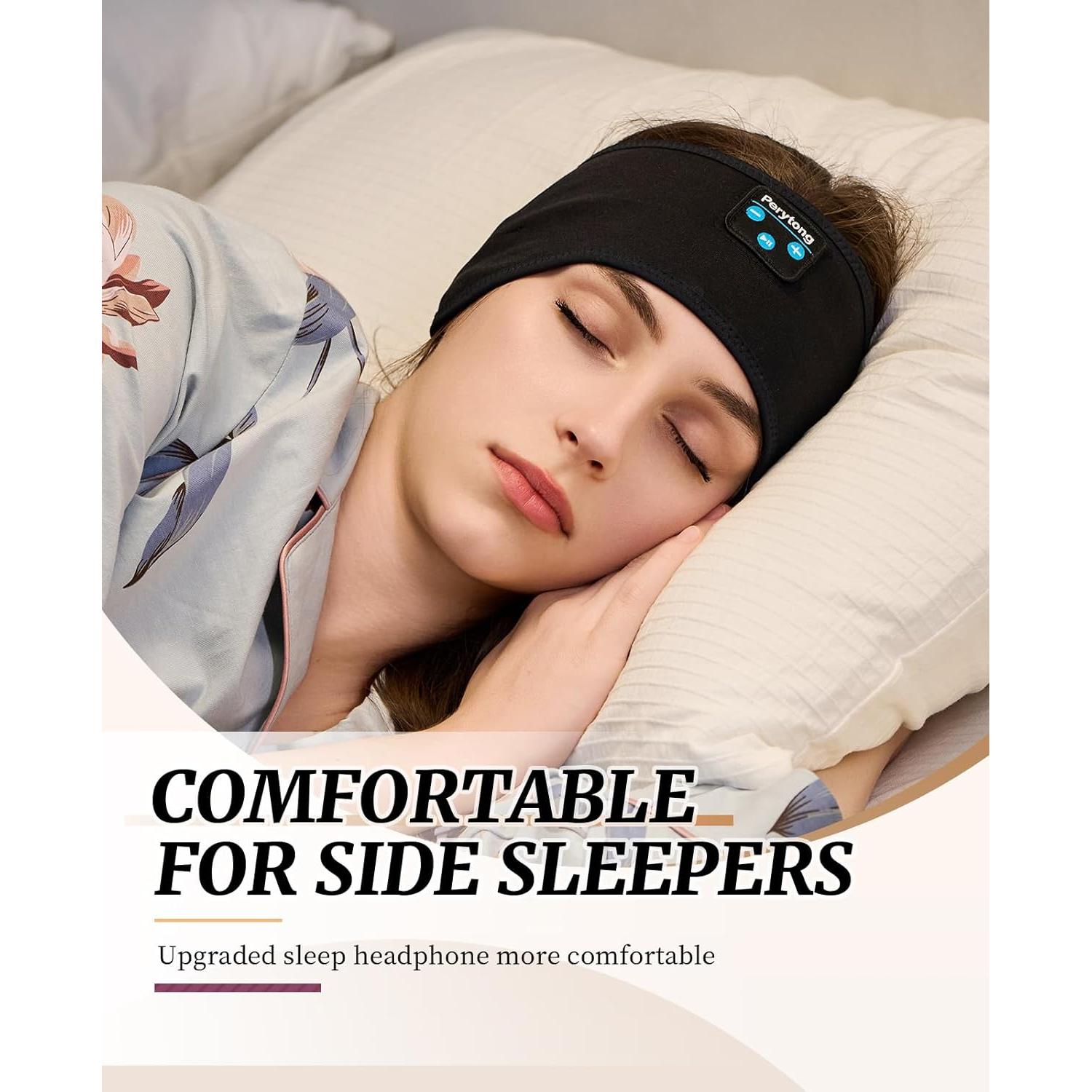 Pack de 2 Auriculares Inalámbricos para Dormir Perytong HD