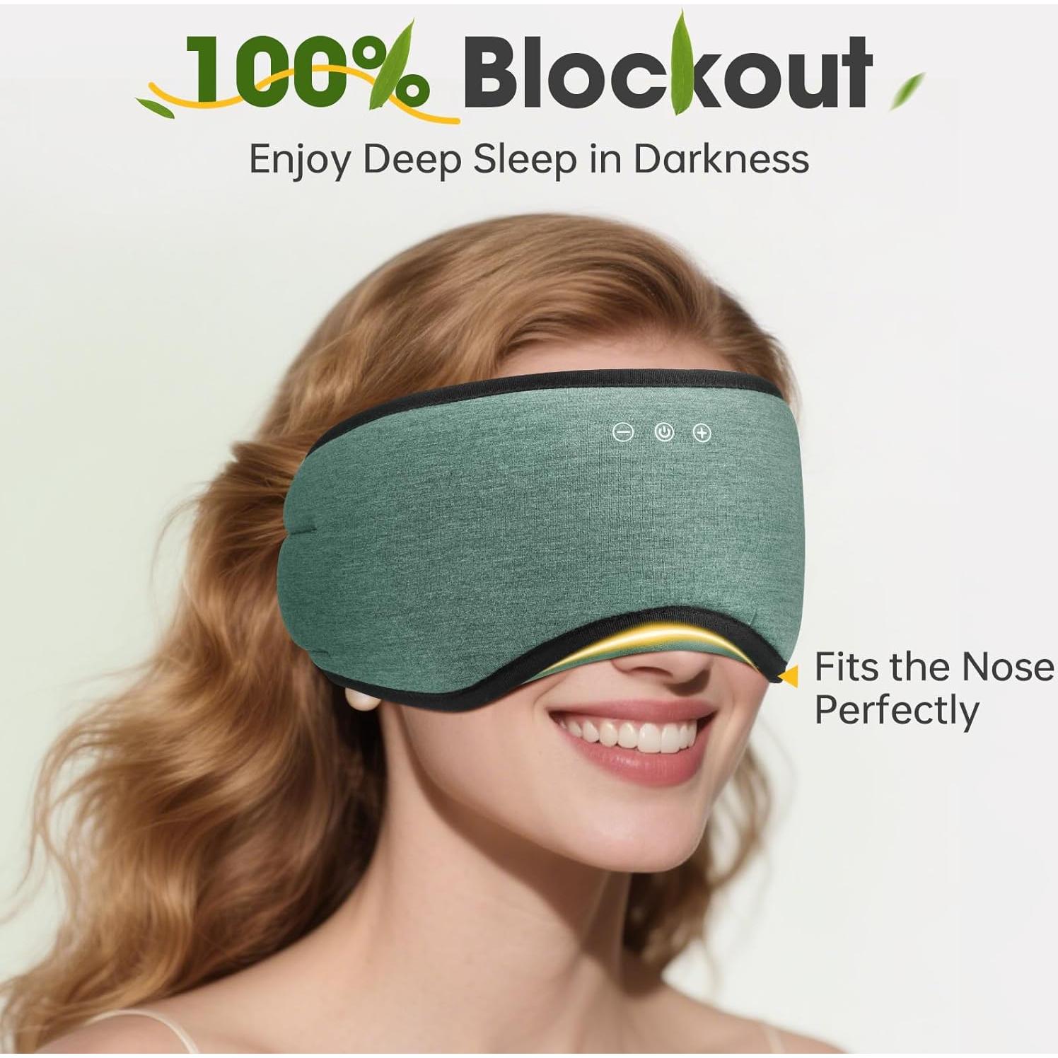 Máscara para dormir Bluetooth ZHENYEMEI con altavoces HD