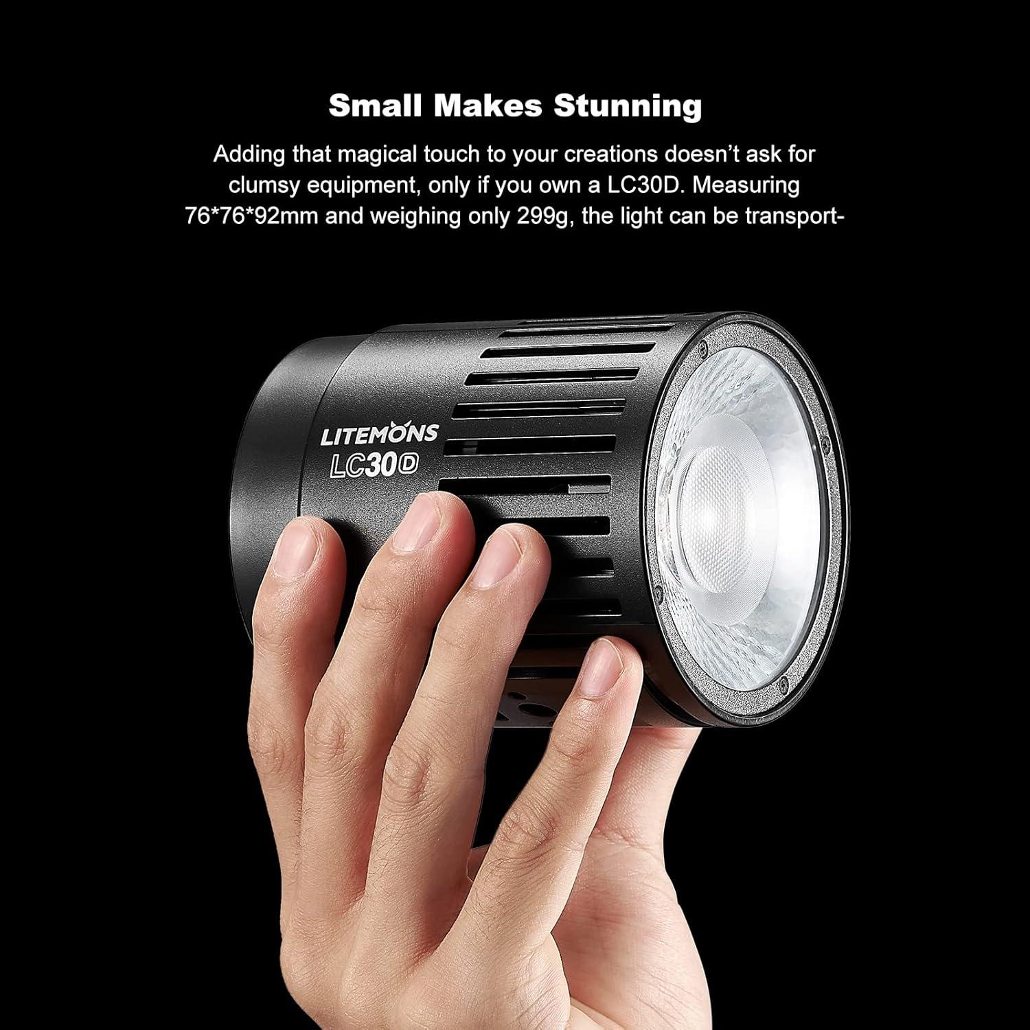 Godox LC30D Luz LED de Mesa 5600K 33W con Efectos FX