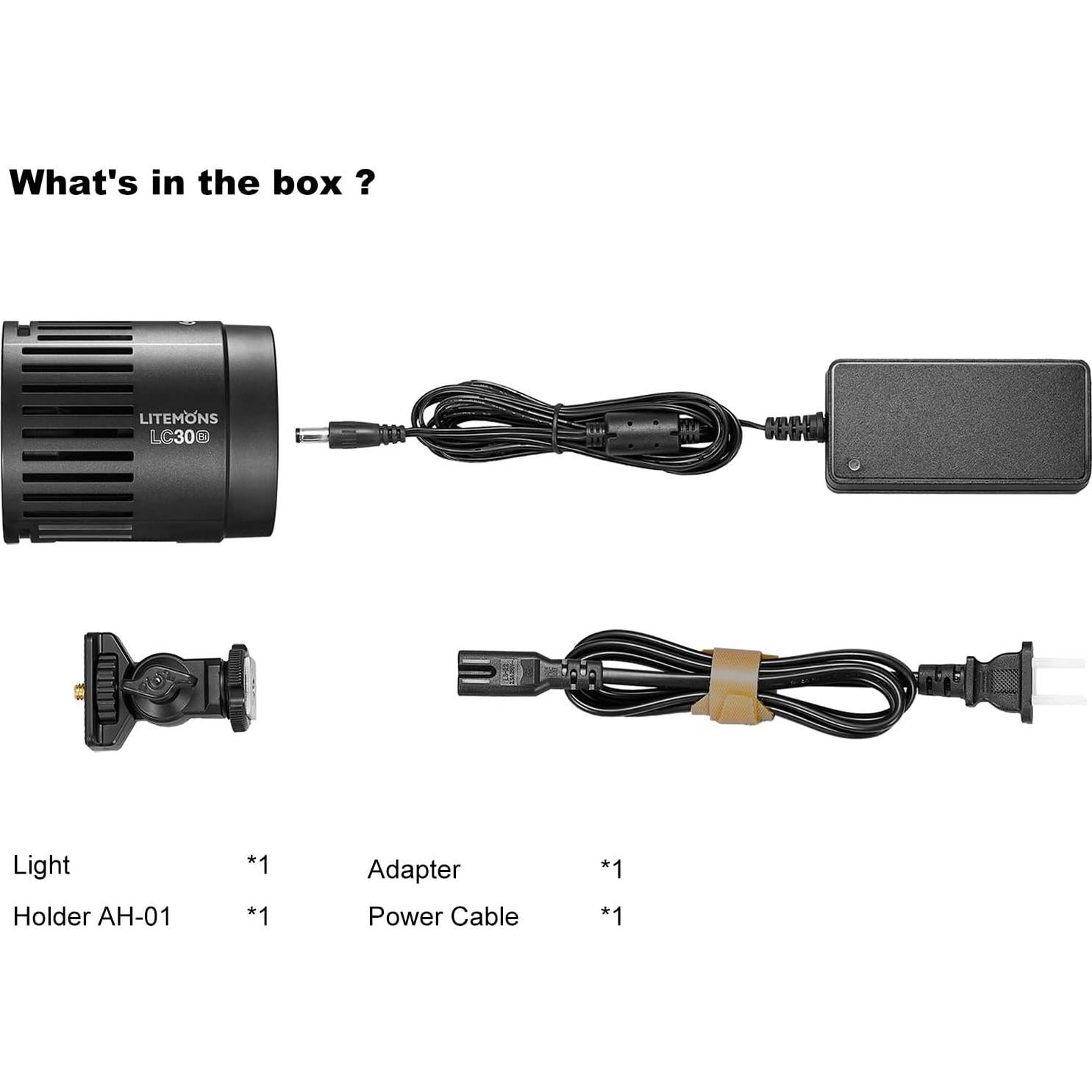 Godox LC30D Luz LED de Mesa 5600K 33W con Efectos FX