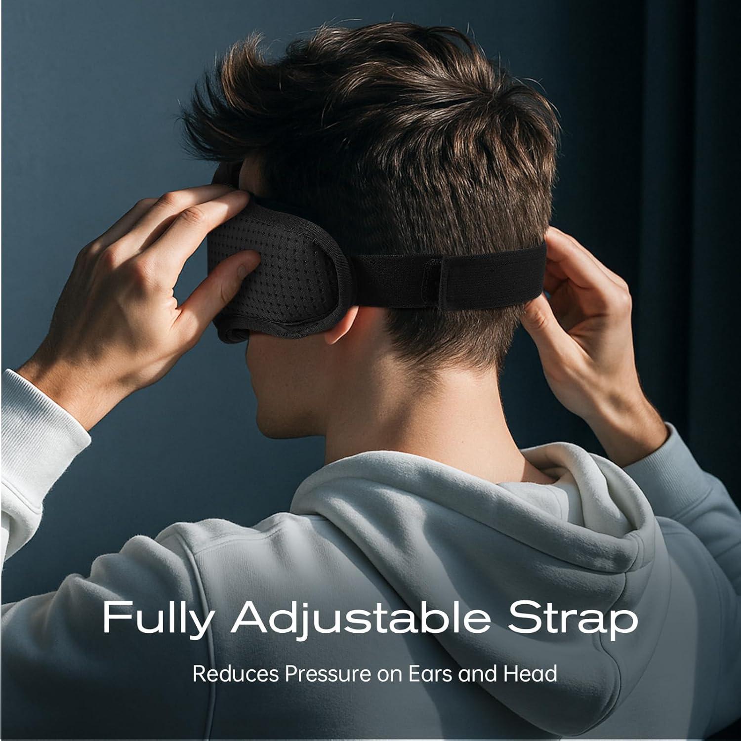 Máscara para dormir Bluetooth ZHENYEMEI 3D con auriculares