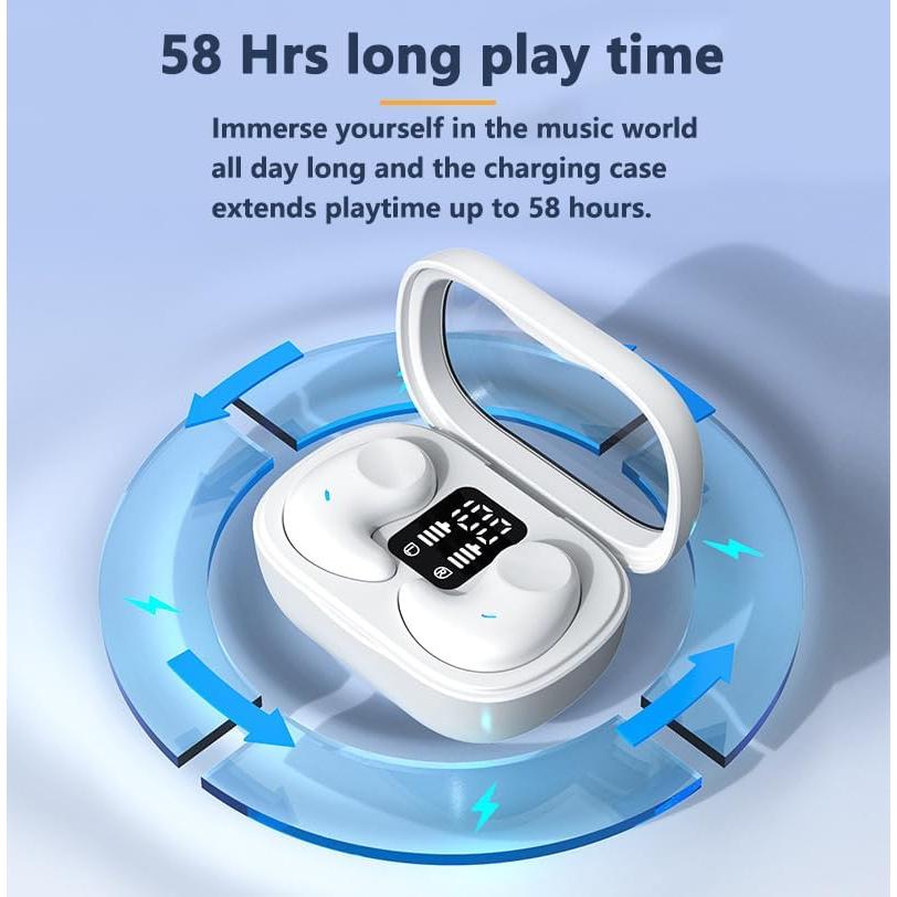 Auriculares Inalámbricos Bluetooth 5.4 Yubeaahn M51 para Dormir