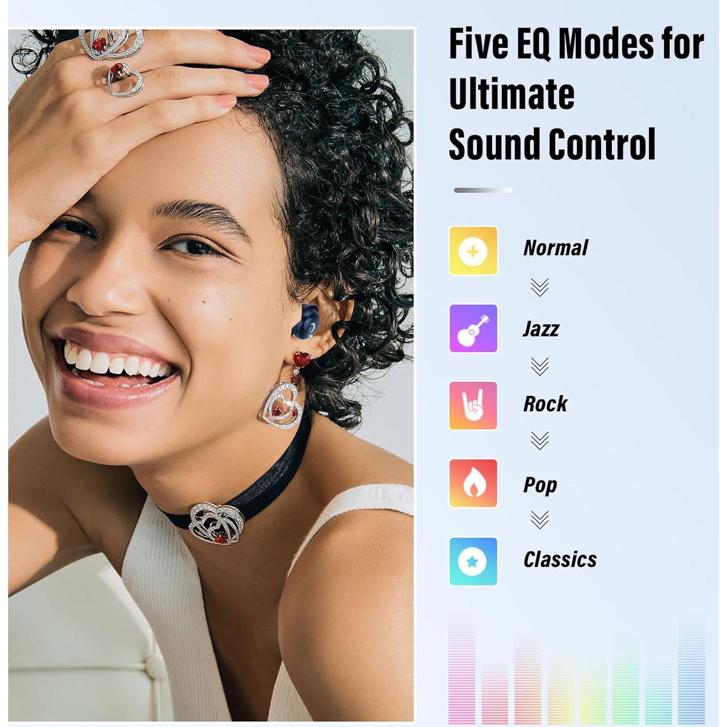 Auriculares para dormir Bluetooth 5.4 L8 Pro IPX7 Azul