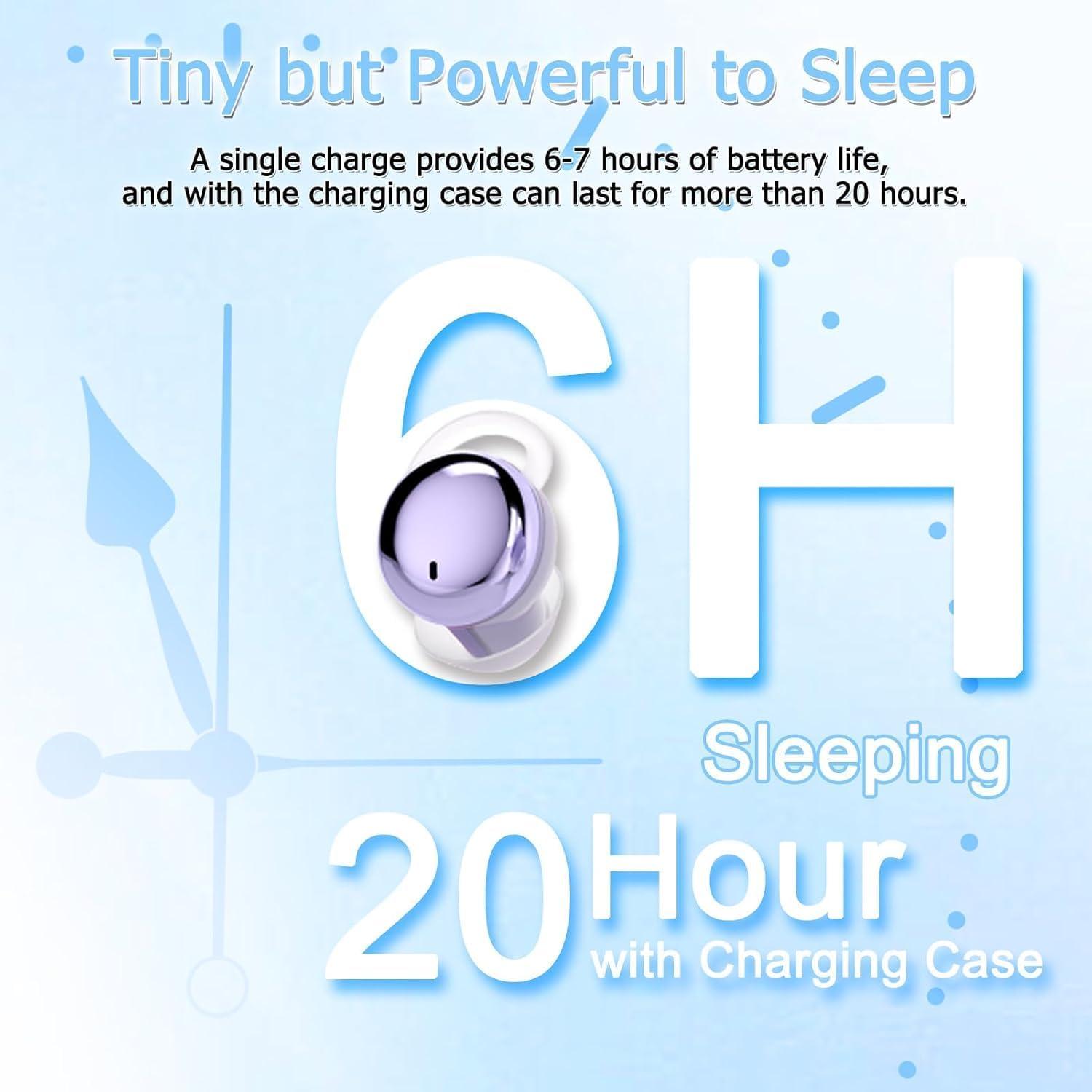 Auriculares Inalámbricos para Dormir Rehoria MirrorBuds 01 - Púrpura