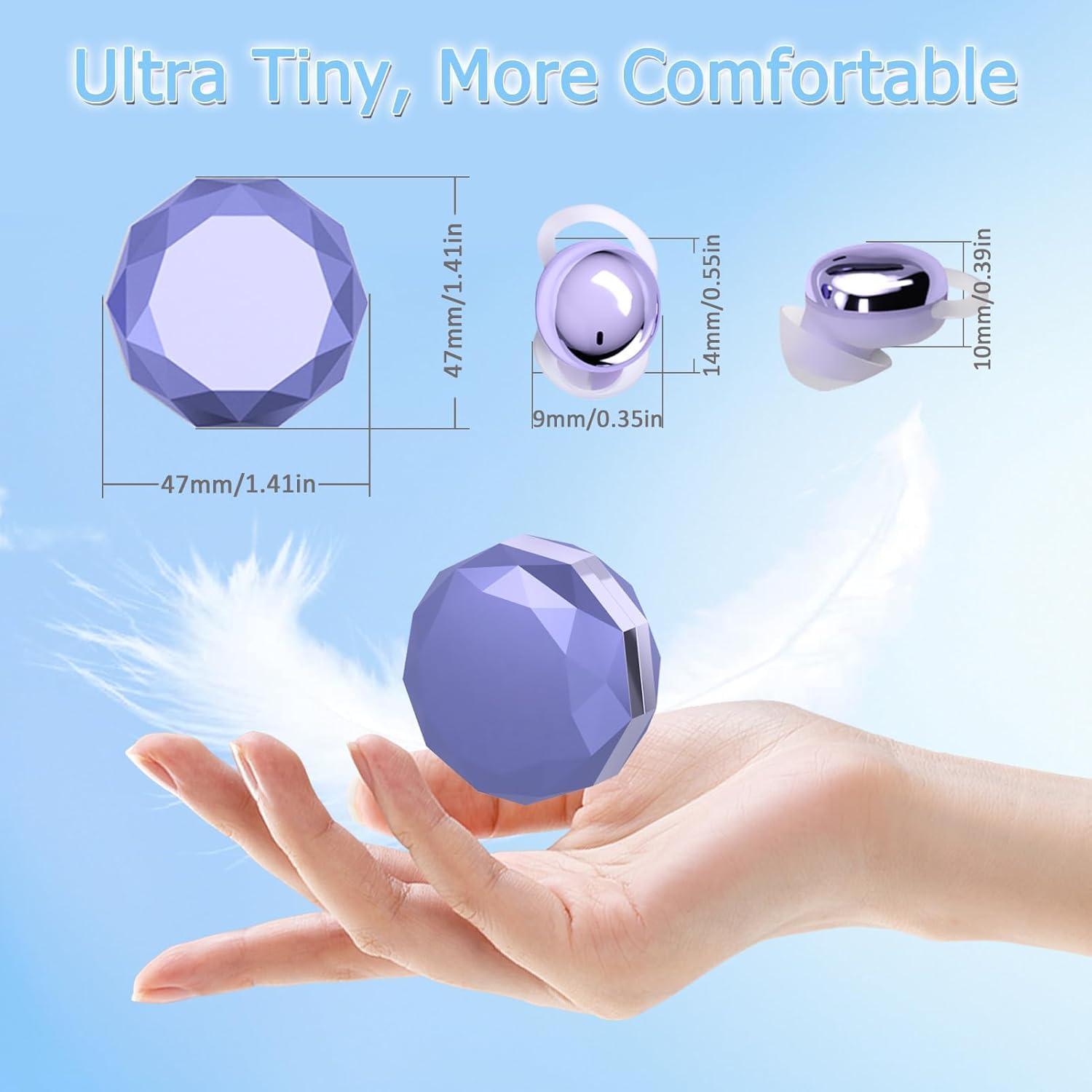 Auriculares Inalámbricos para Dormir Rehoria MirrorBuds 01 - Púrpura