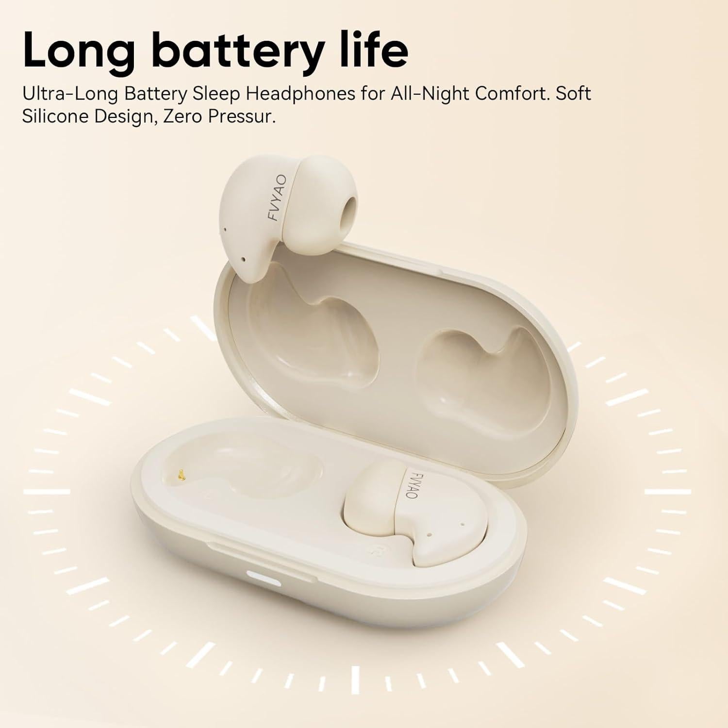 Auriculares Inalámbricos FVYAO F03 para Dormir - Bluetooth 5.4