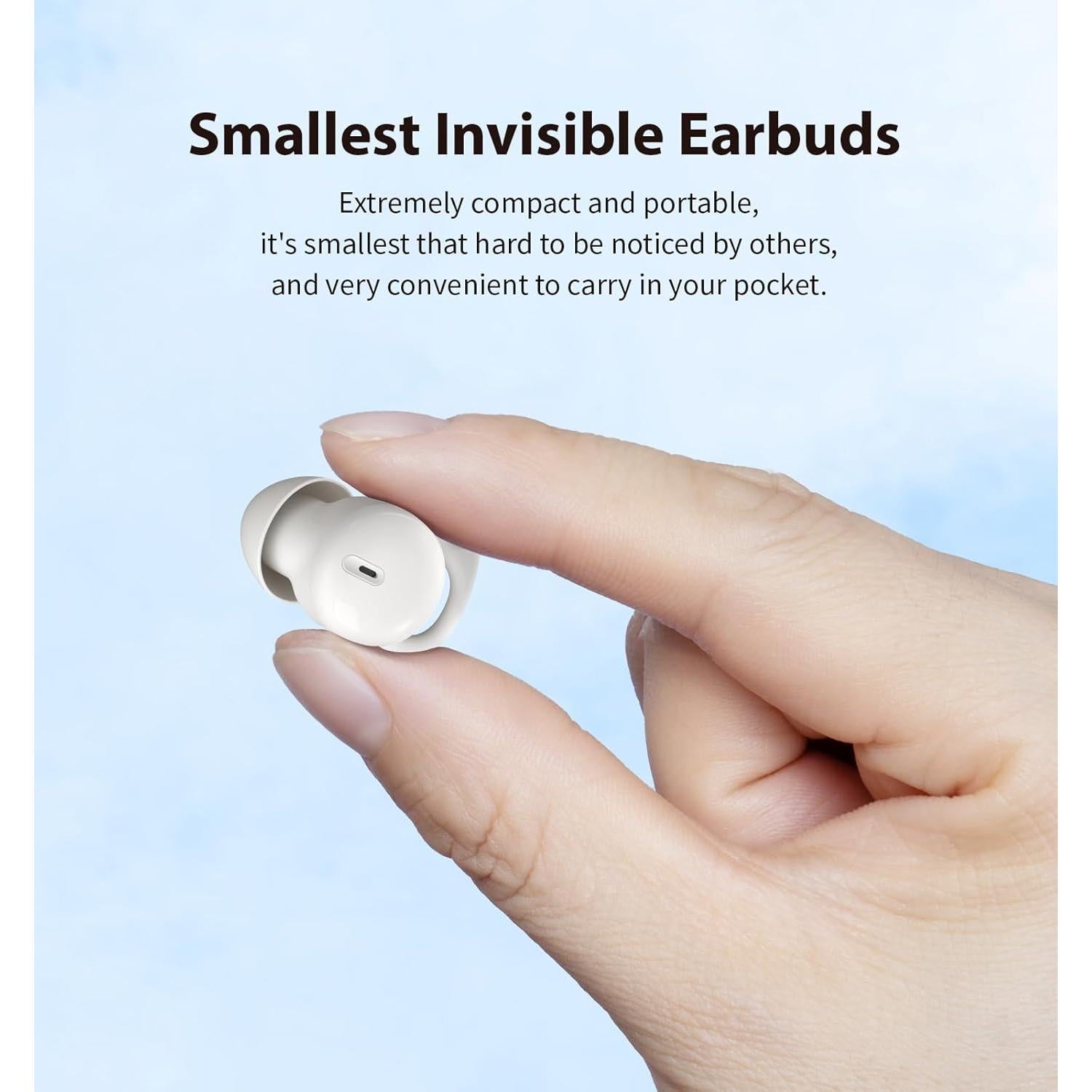 Auriculares Inalámbricos Bluetooth 5.3 Hulaed Q26S para Dormir