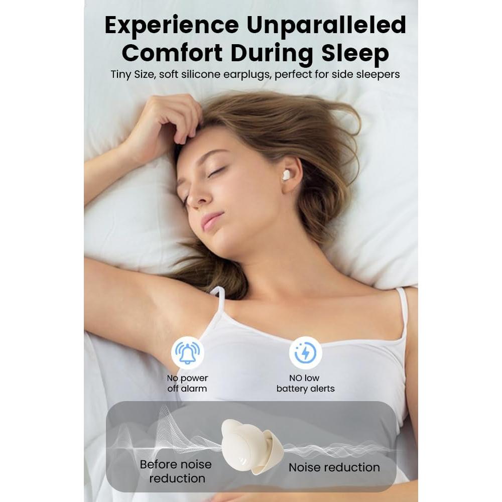 Auriculares Inalámbricos Bluetooth CuiSuto para Dormir - Bloqueo de Ruido