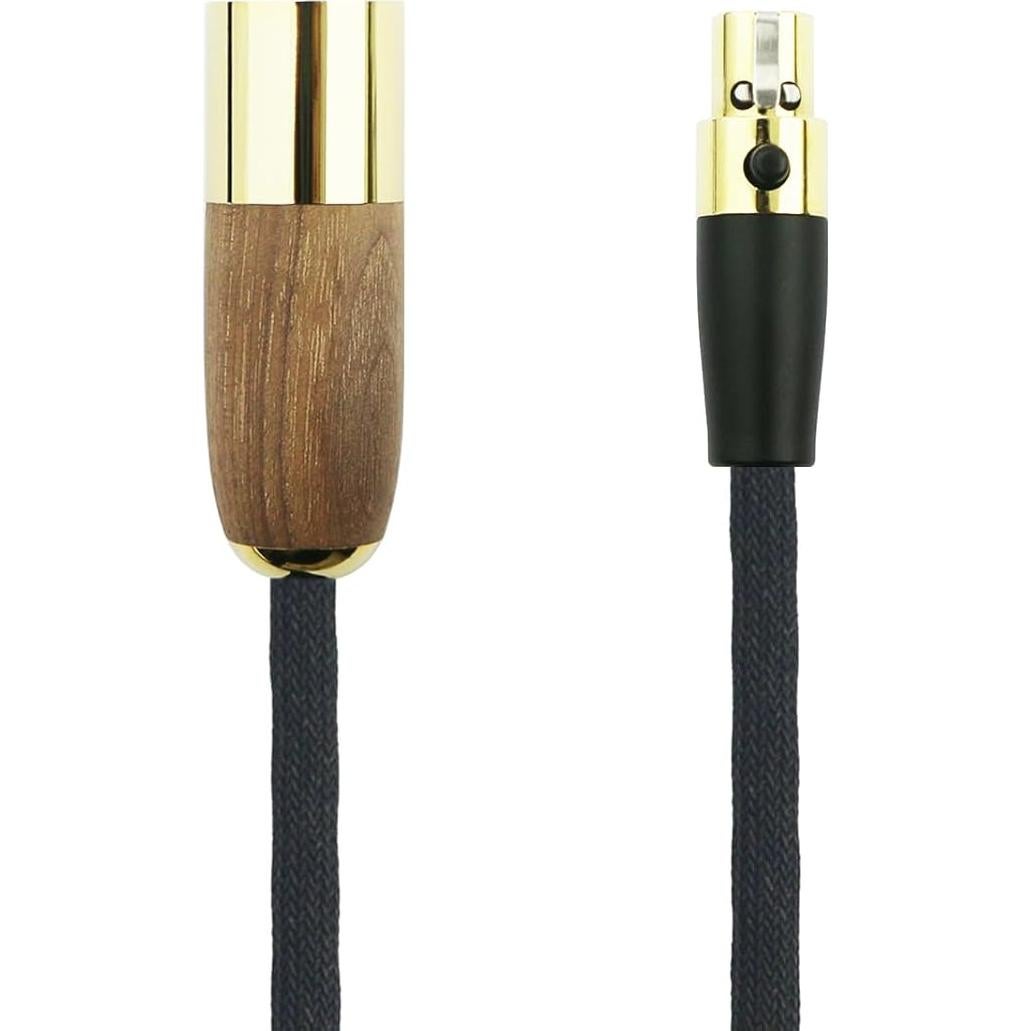 Cable de Reemplazo NewFantasia 4-pin XLR Balanceado 2m para Sennheiser HD490 PRO