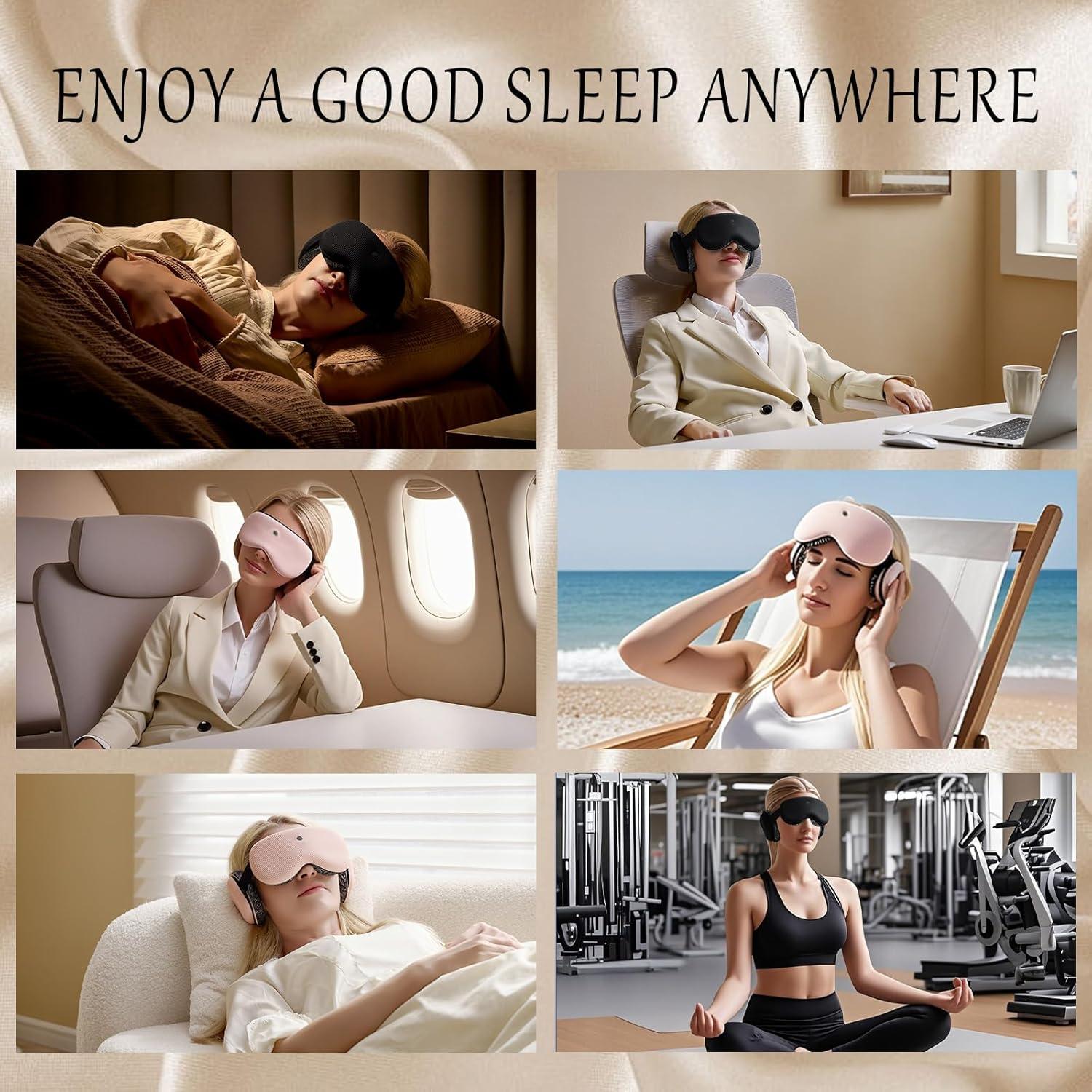 Auriculares para Dormir Inalámbricos Bluetooth CLOZIA 3D Negro