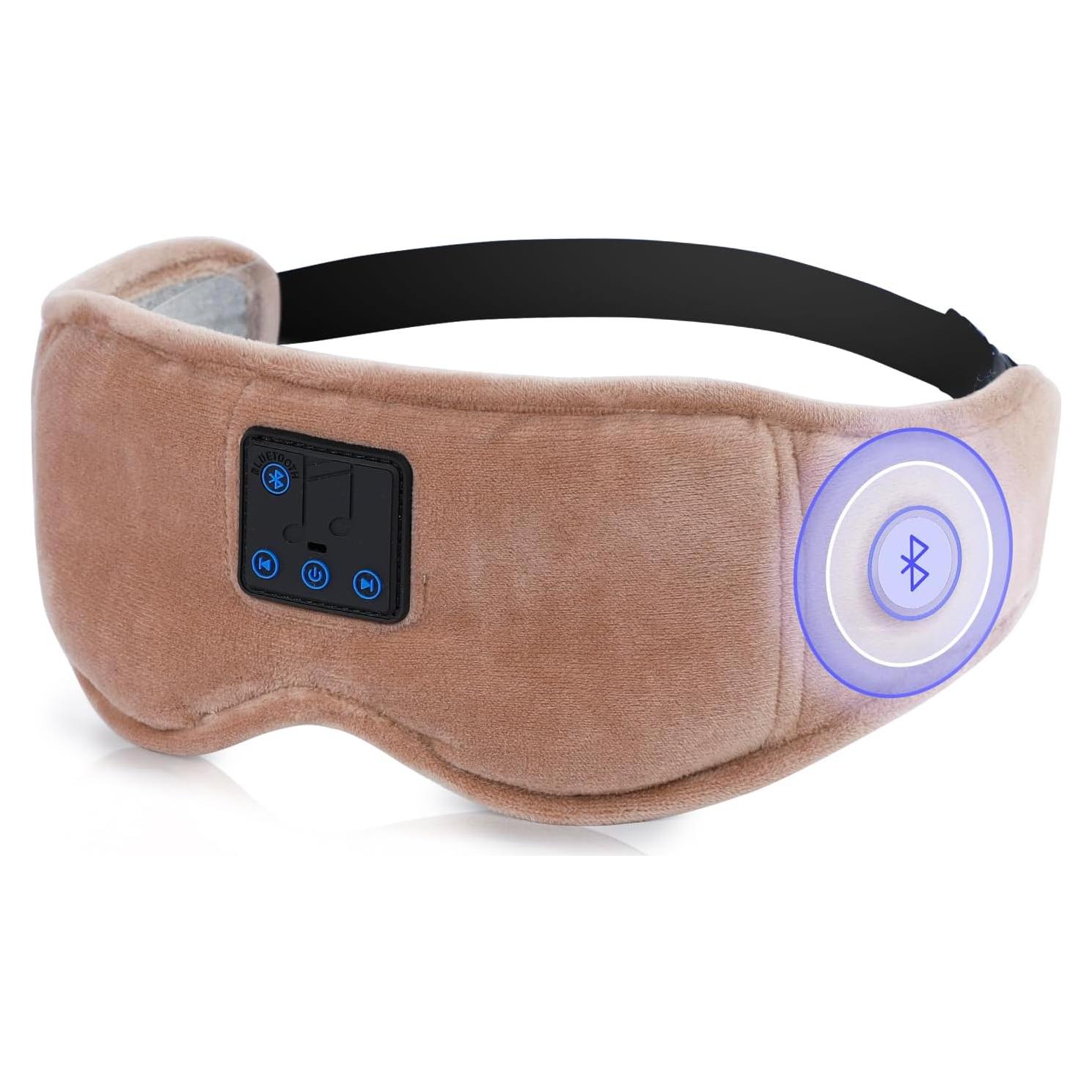 Máscara para dormir Bluetooth GNEGNI 3D con altavoces estéreo