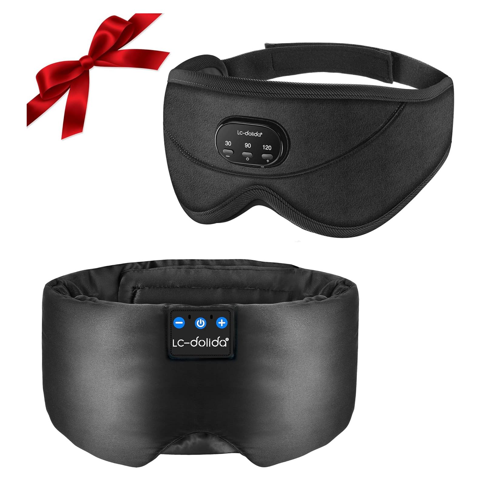 Máscara de Sueño Bluetooth LC-dolida con Ruido Blanco y Seda