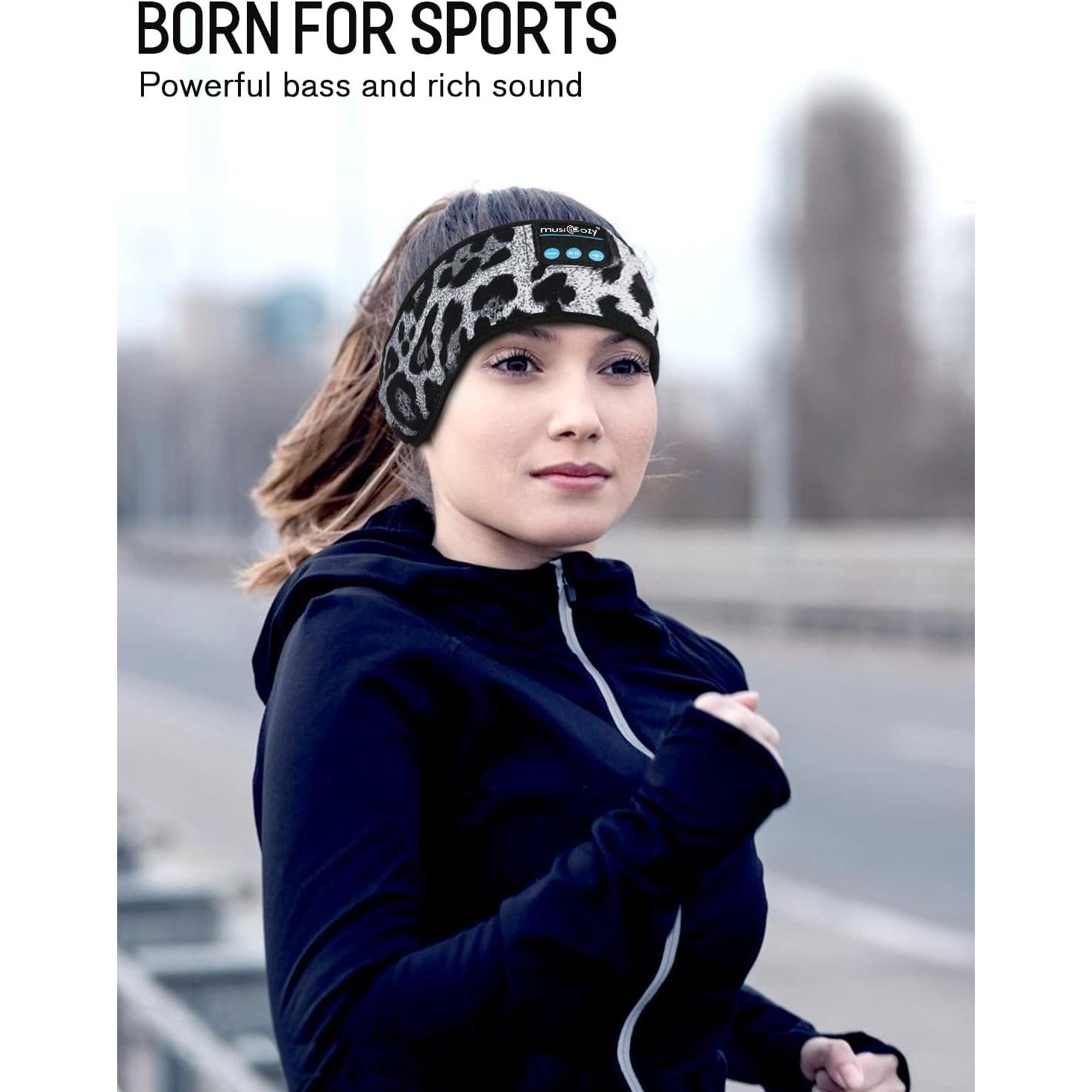 Auriculares para Dormir Bluetooth MUSICOZY Banda Deportiva 14h