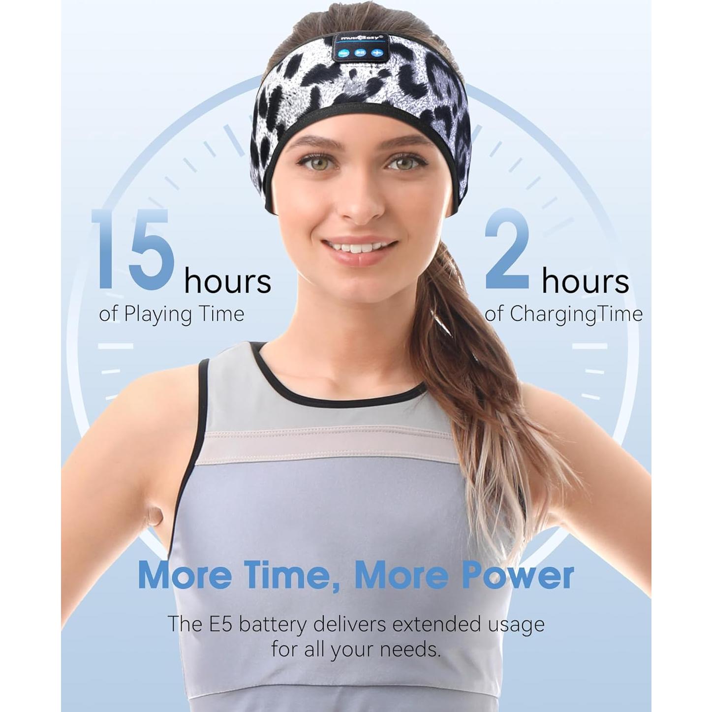 Auriculares para Dormir Bluetooth MUSICOZY Banda Deportiva 14h