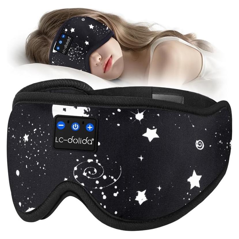 Máscara de Sueño Bluetooth LC-dolida con Auriculares Integrados