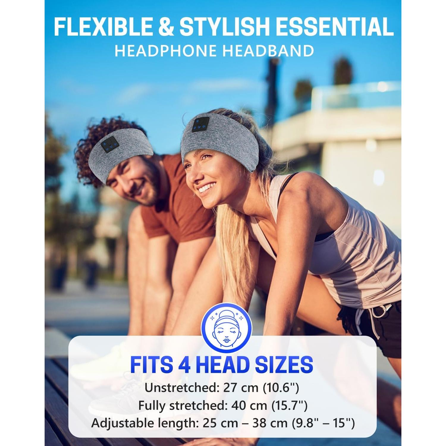 Auriculares para Dormir Bluetooth GNEGNI Diadema Ultra-Fina