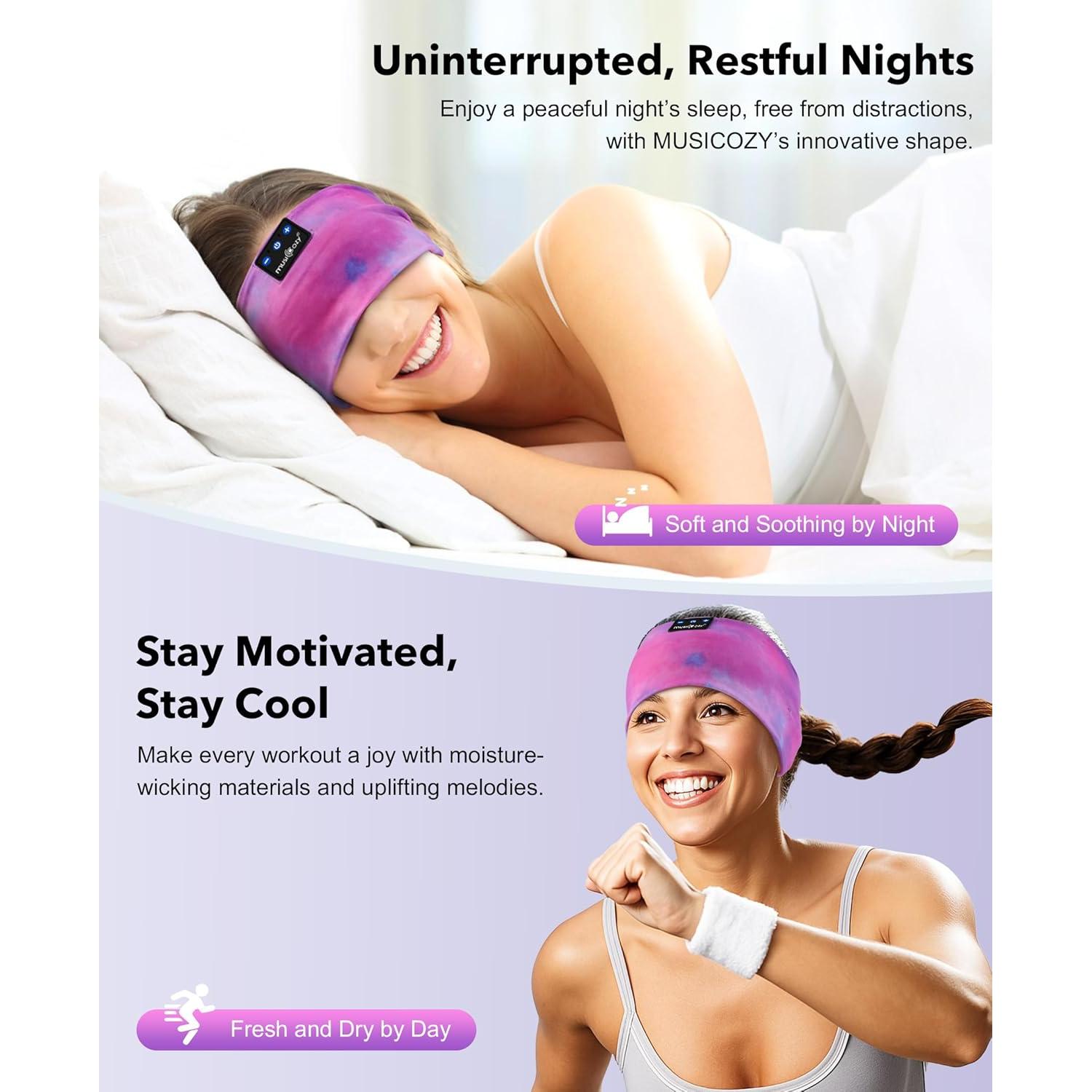 Auriculares Inalámbricos MUSICOZY para Dormir Bluetooth 5.4